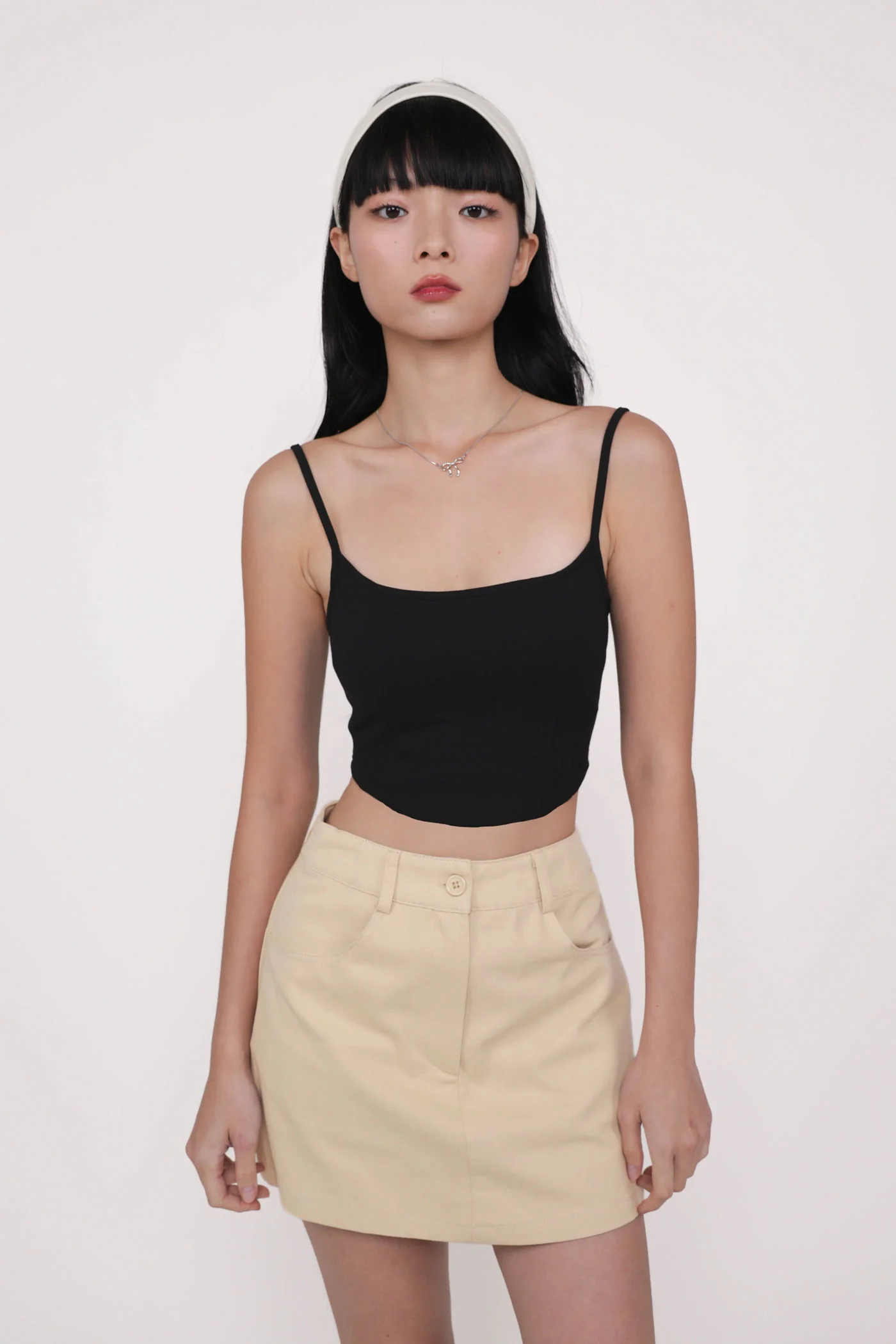 Adela Curved Hem Padded Top - Image 15