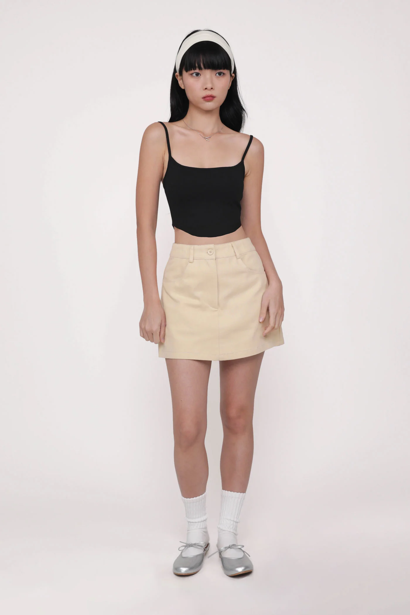 Adela Curved Hem Padded Top - Image 20