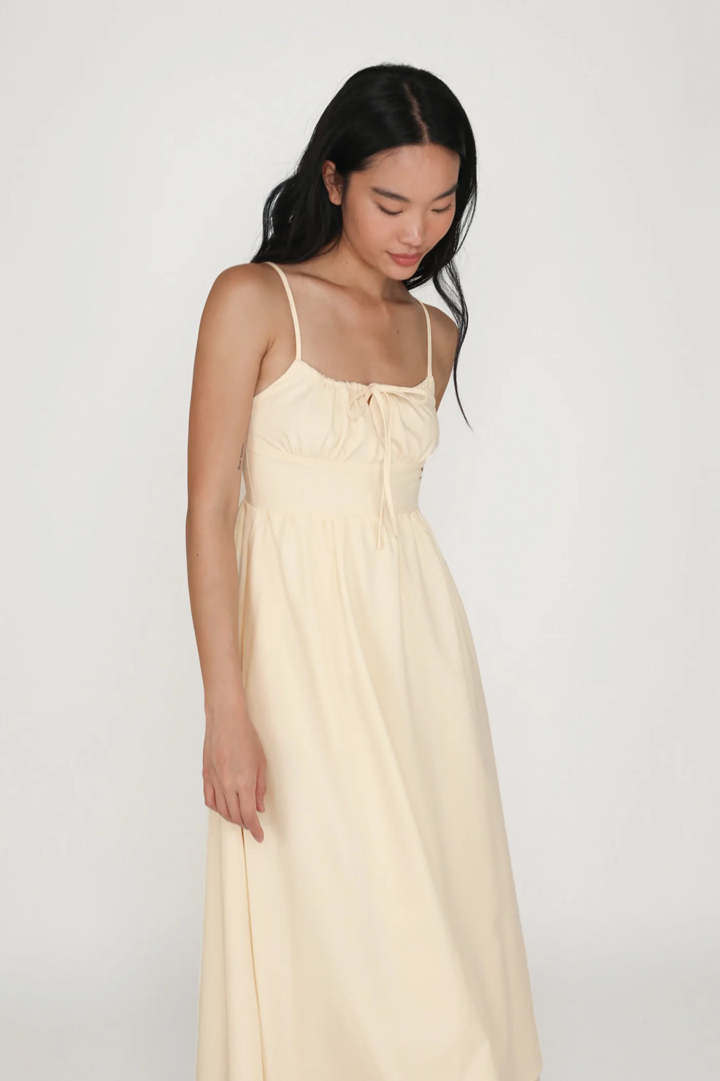 Adeline Ruched Front Drawstring Maxi Dress - Image 19