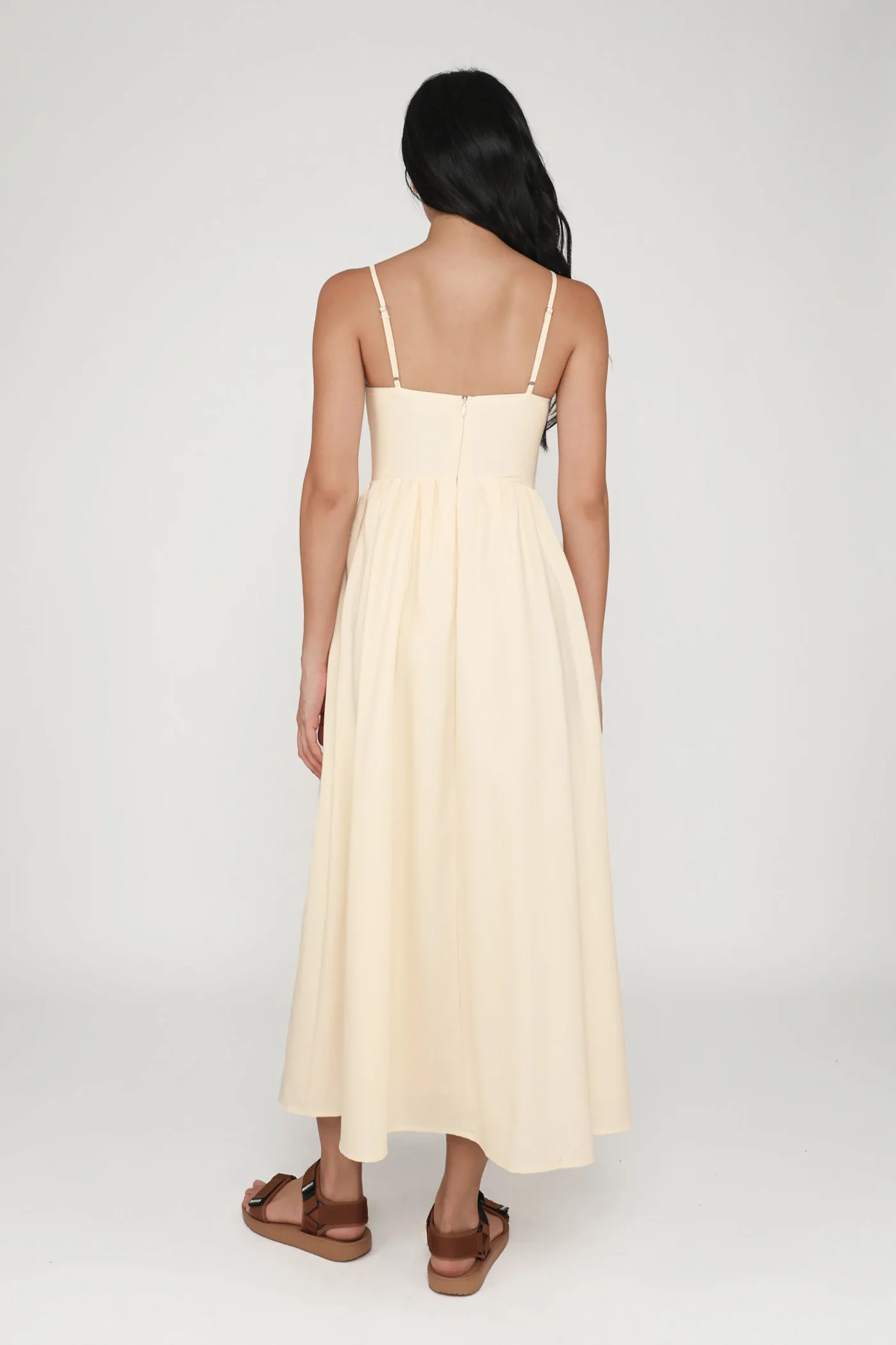 Adeline Ruched Front Drawstring Maxi Dress - Image 22
