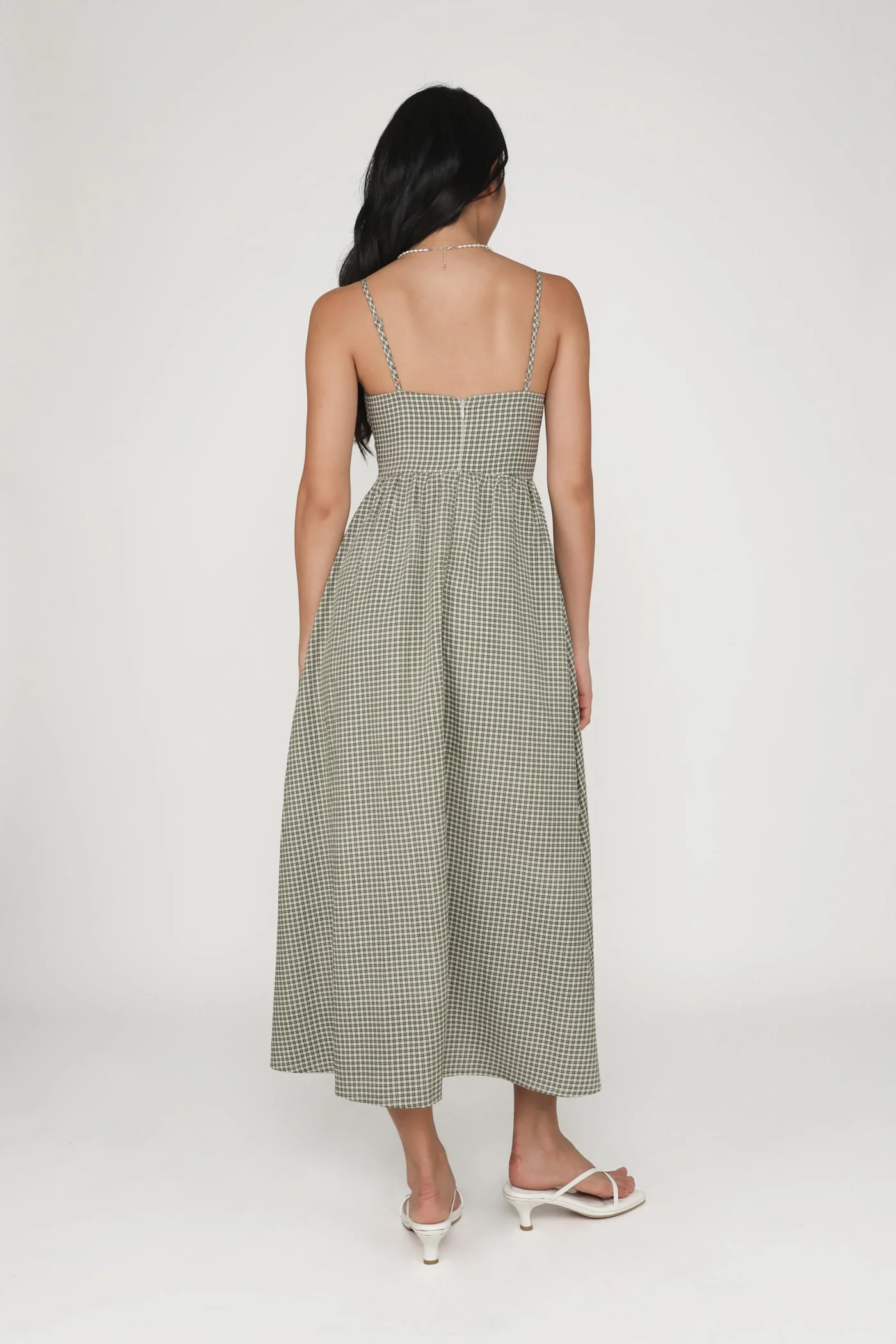 Adeline Ruched Front Drawstring Maxi Dress - Image 8