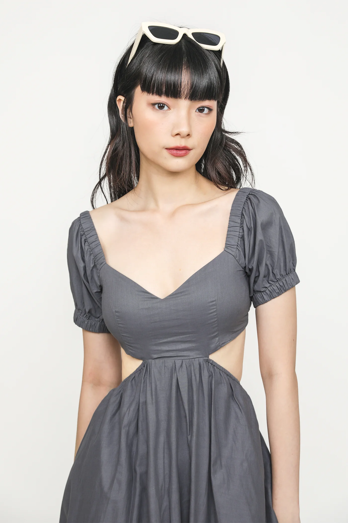 Adriel Cut Out Padded Midi Dress - Image 10