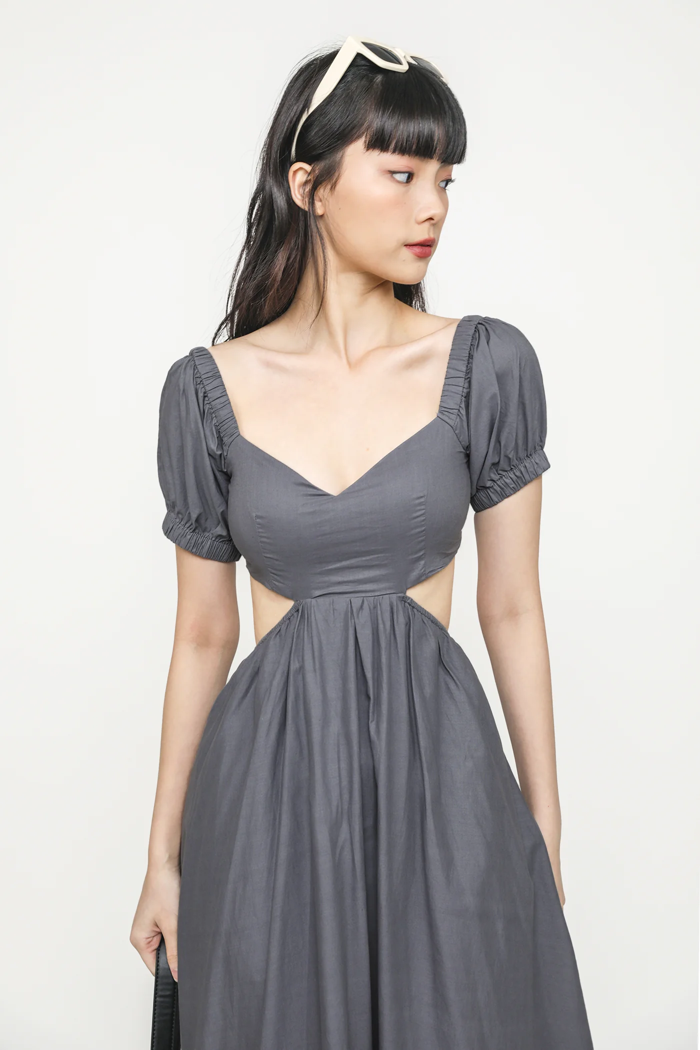 Adriel Cut Out Padded Midi Dress - Image 12
