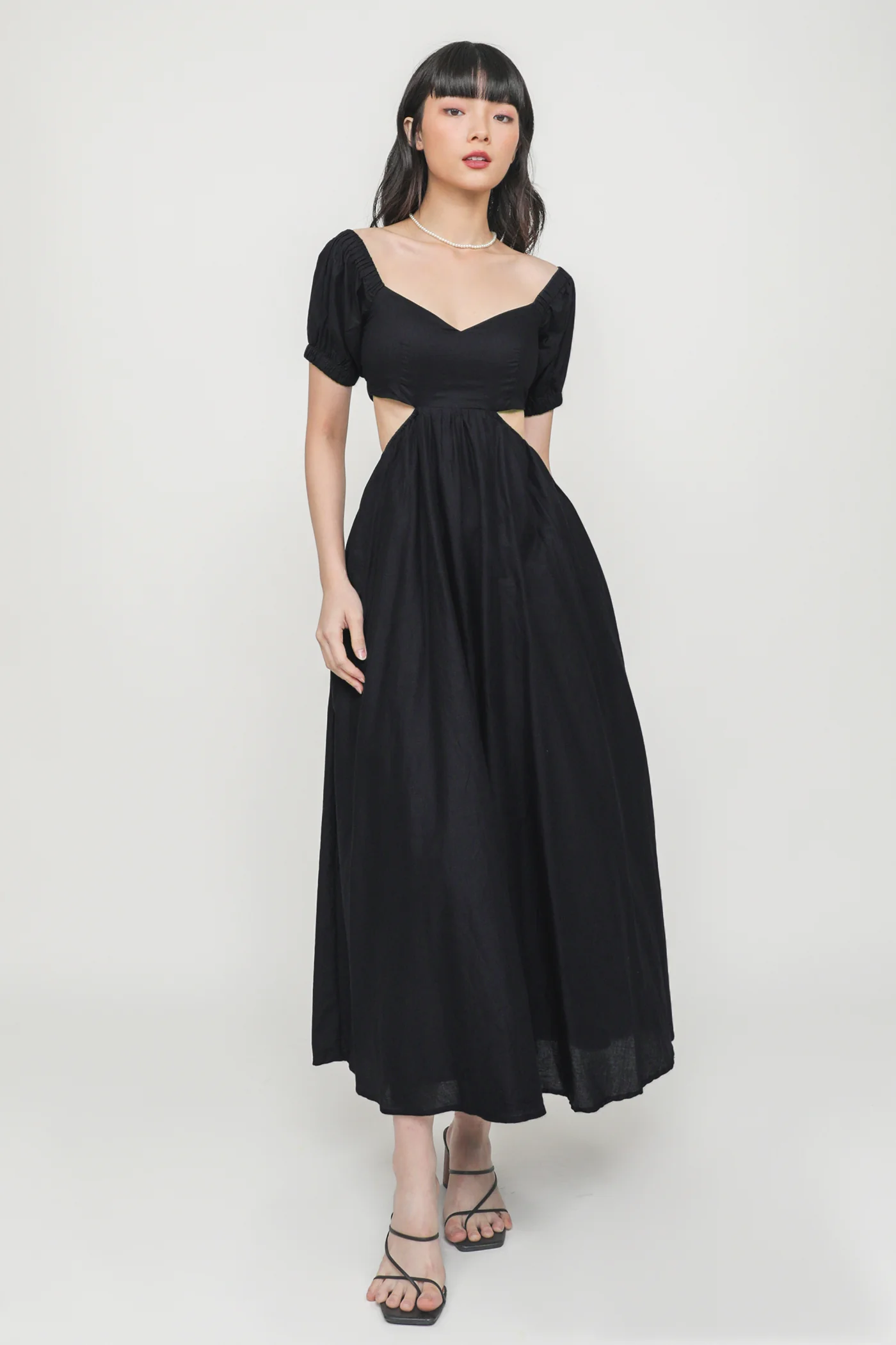 Adriel Cut Out Padded Midi Dress - Image 20