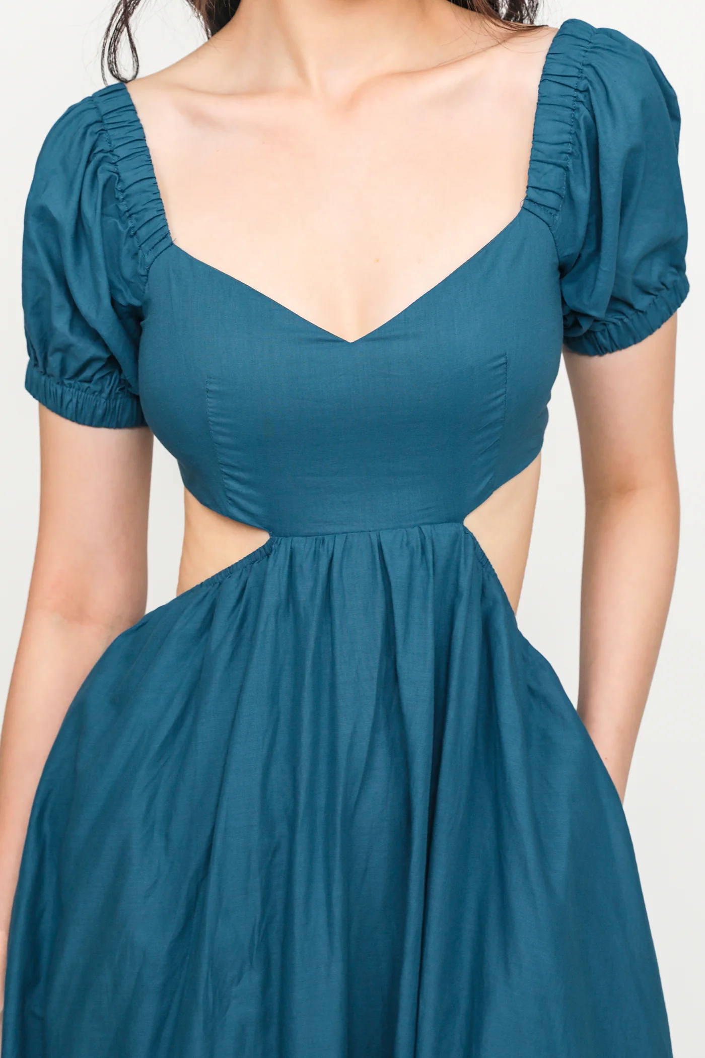 Adriel Cut Out Padded Midi Dress - Image 4