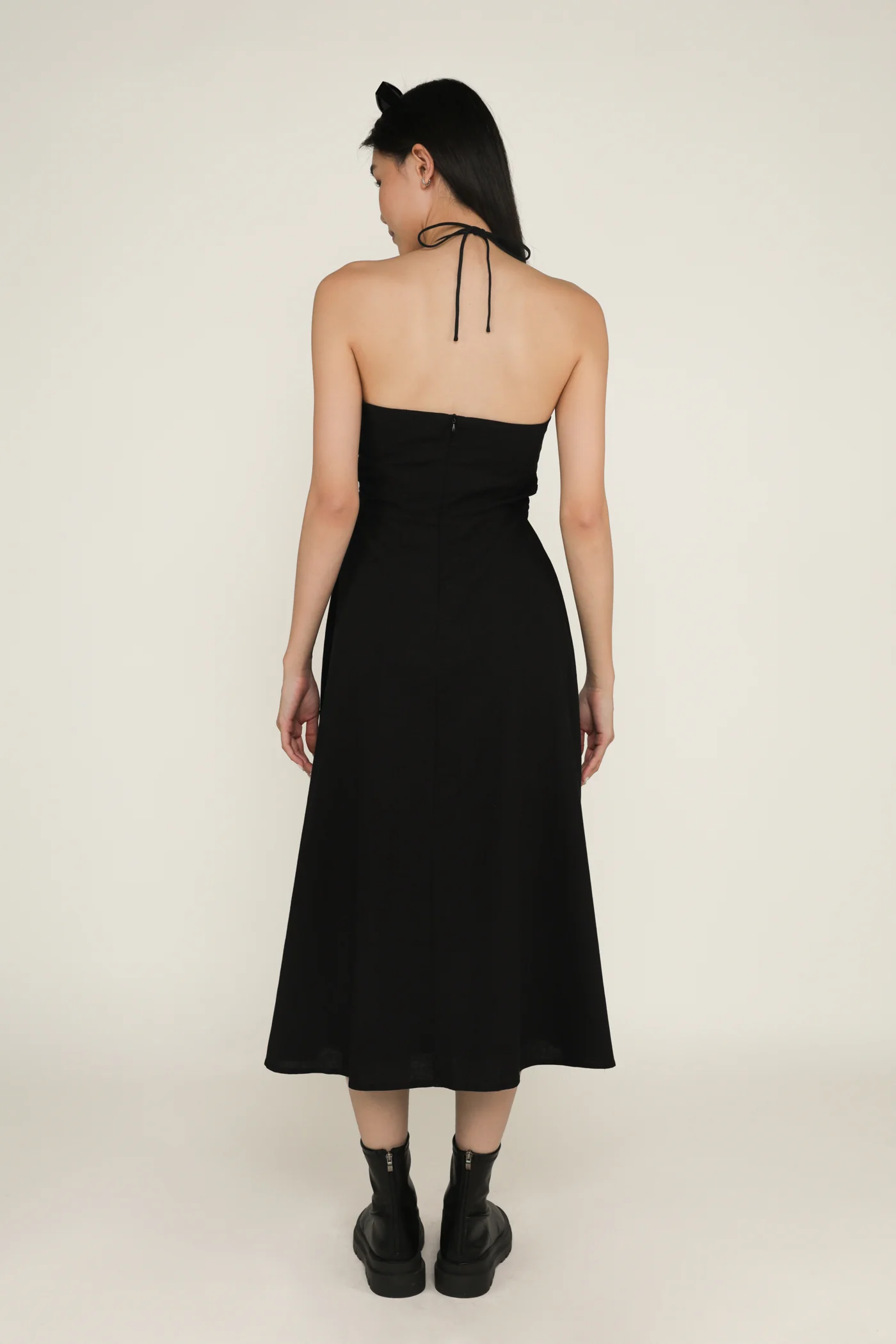 Aella Ruch Halter Maxi Dress - Image 14