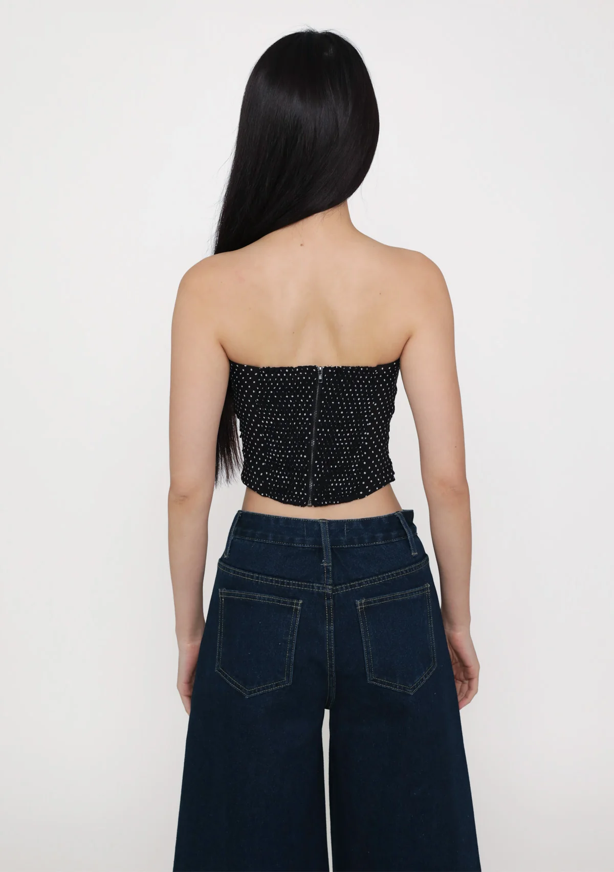 Airi Padded Tube Top (Polka Dot) - Image 11