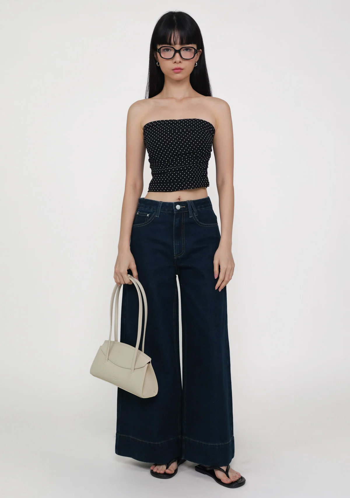 Airi Padded Tube Top (Polka Dot) - Image 8