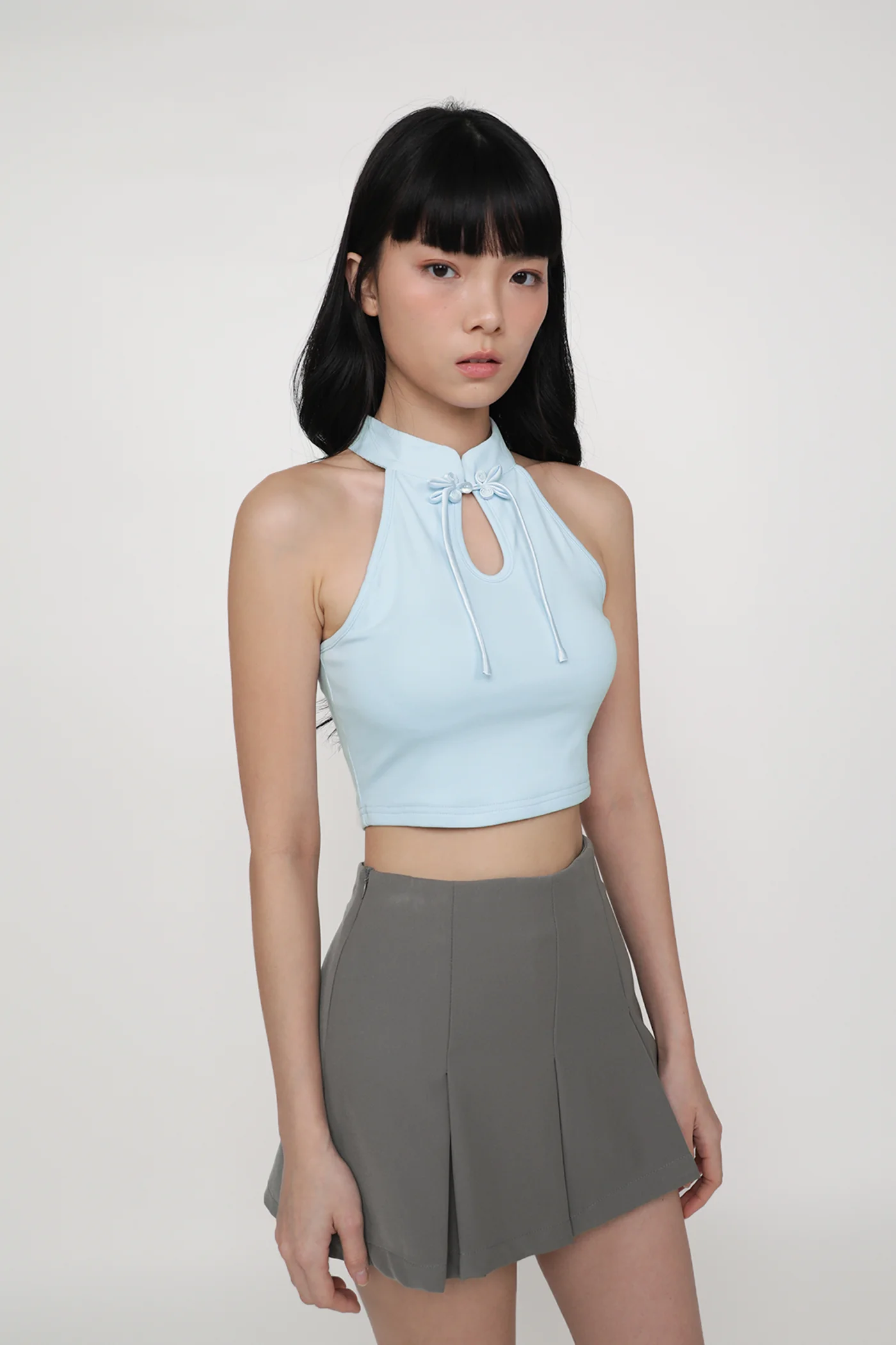 Alina Halter Qipao Padded Top - Image 12