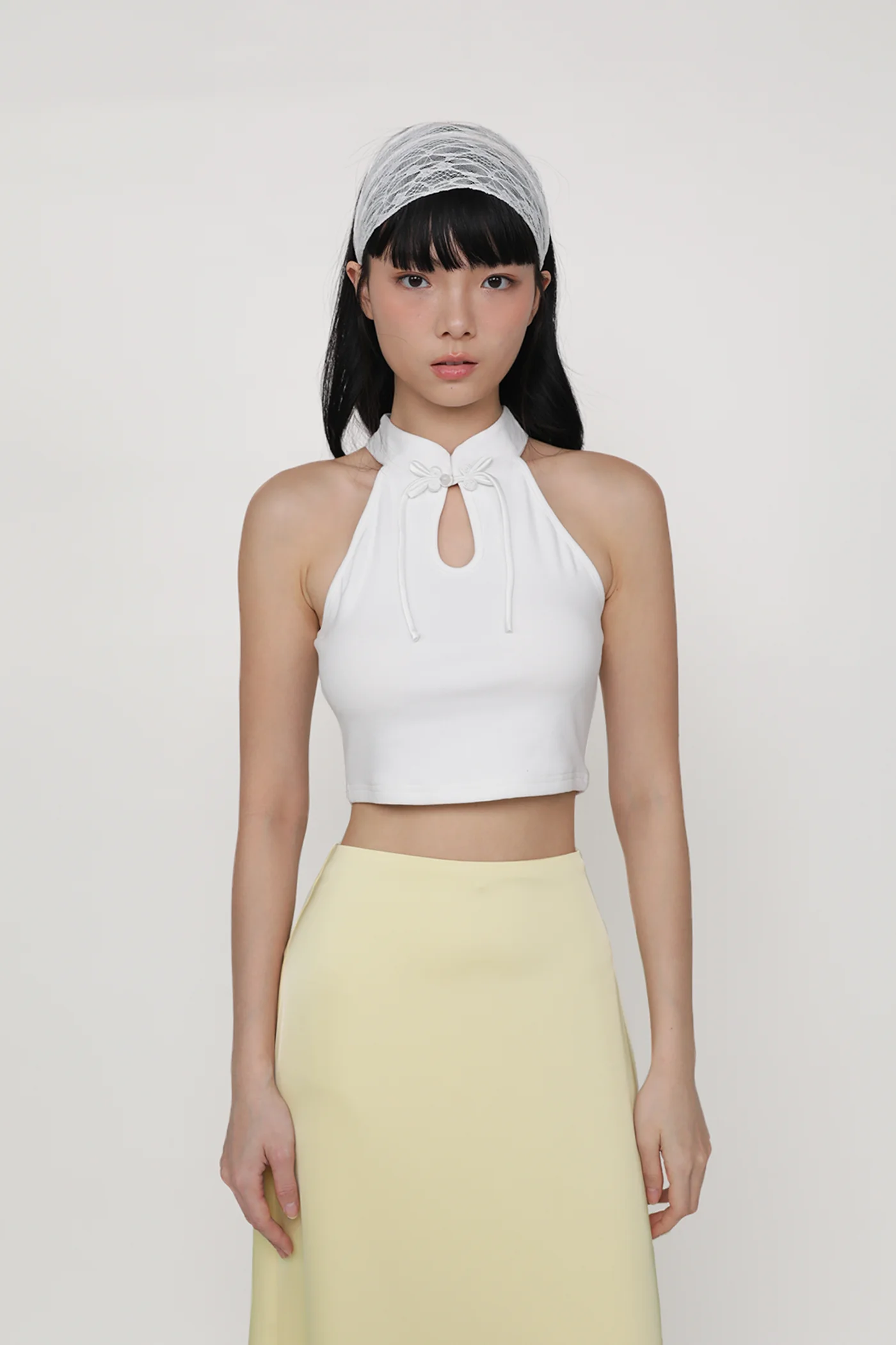 Alina Halter Qipao Padded Top - Image 15