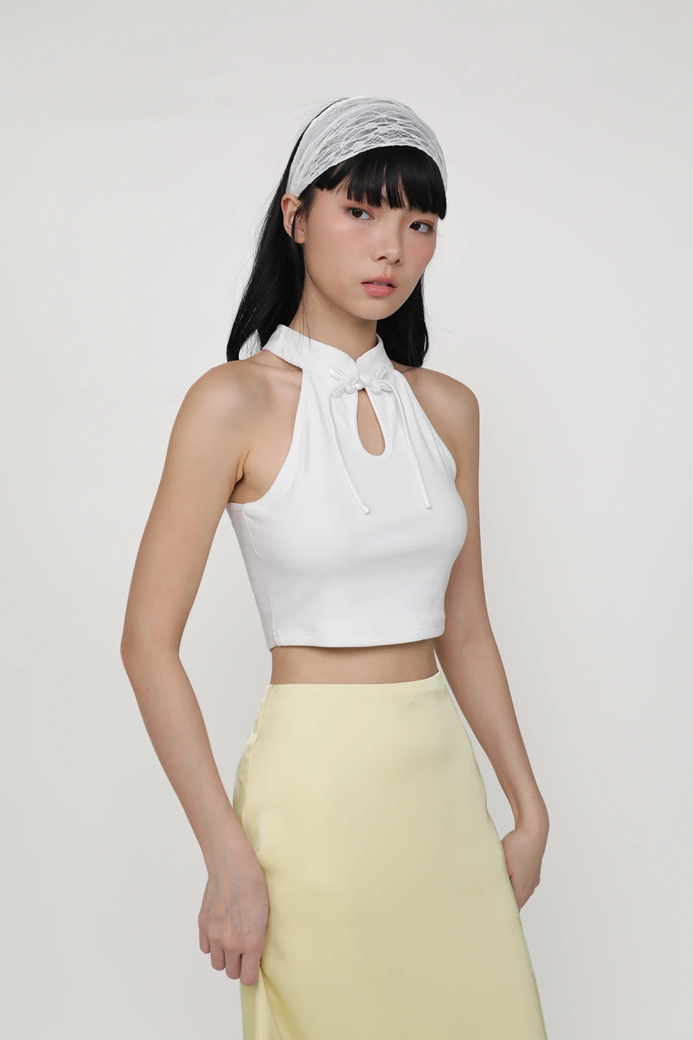 Alina Halter Qipao Padded Top - Image 17