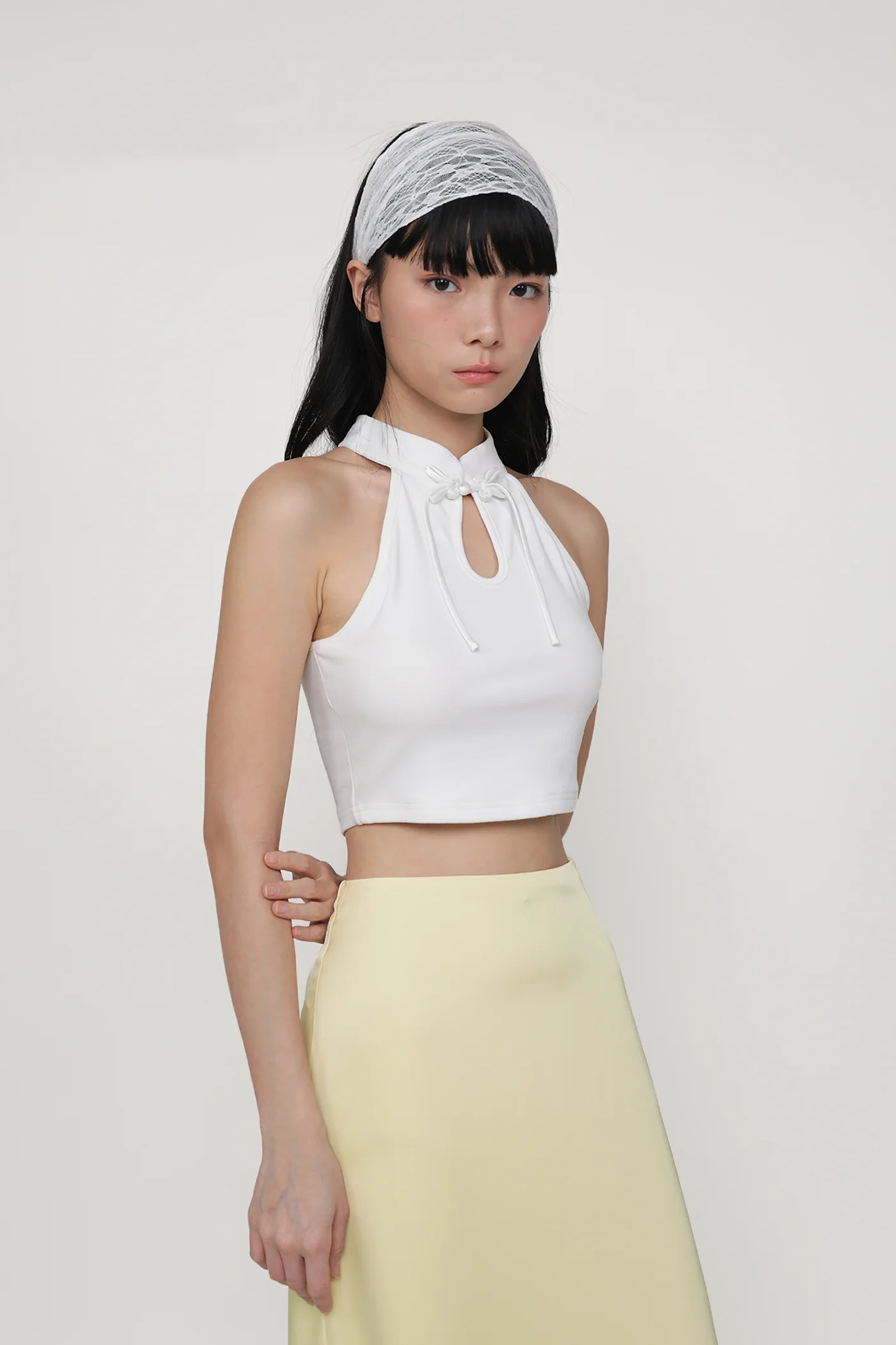 Alina Halter Qipao Padded Top - Image 19