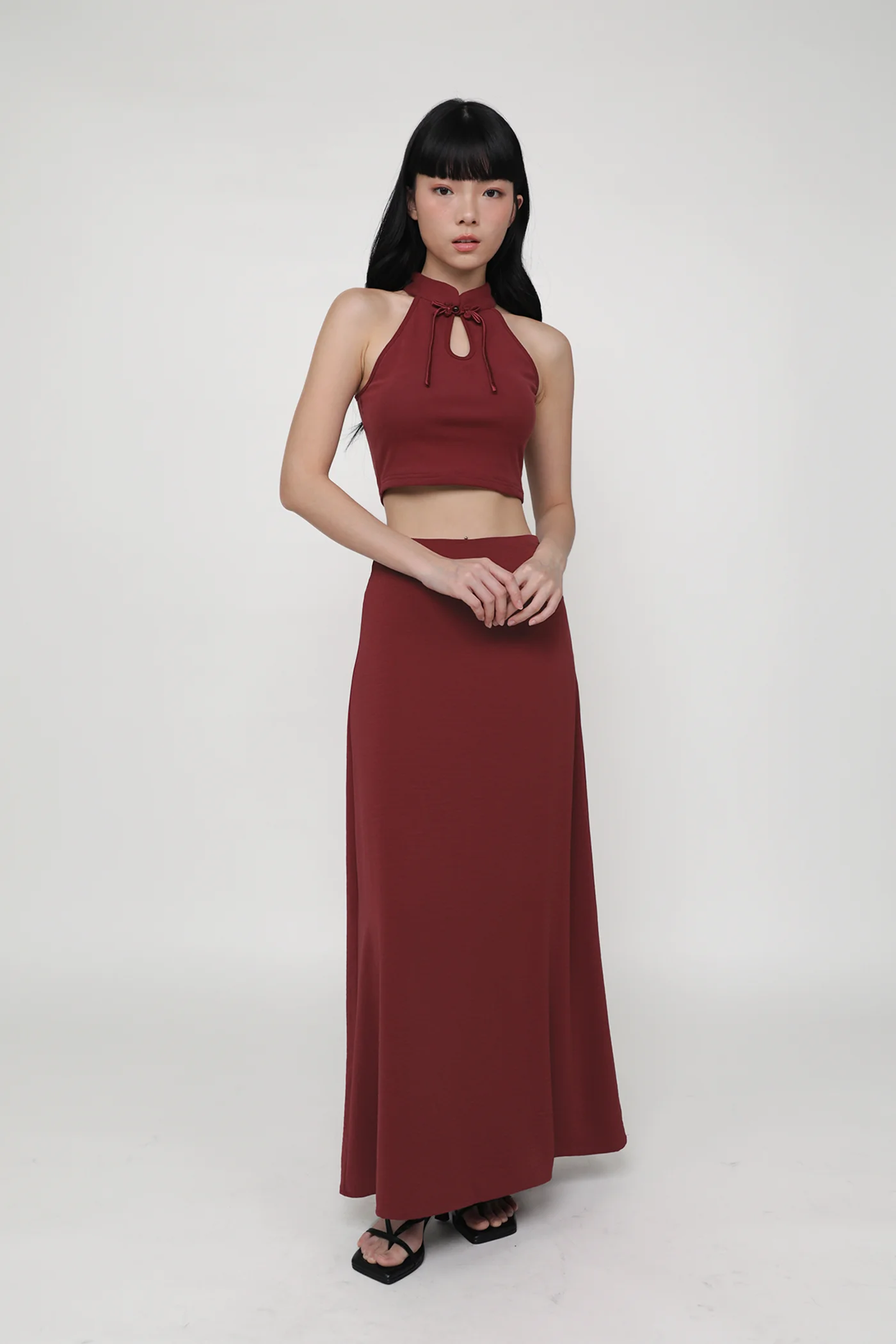 Alina Halter Qipao Padded Top - Image 6