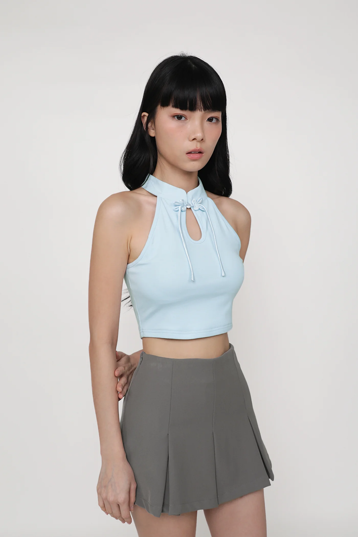 Alina Halter Qipao Padded Top - Image 9