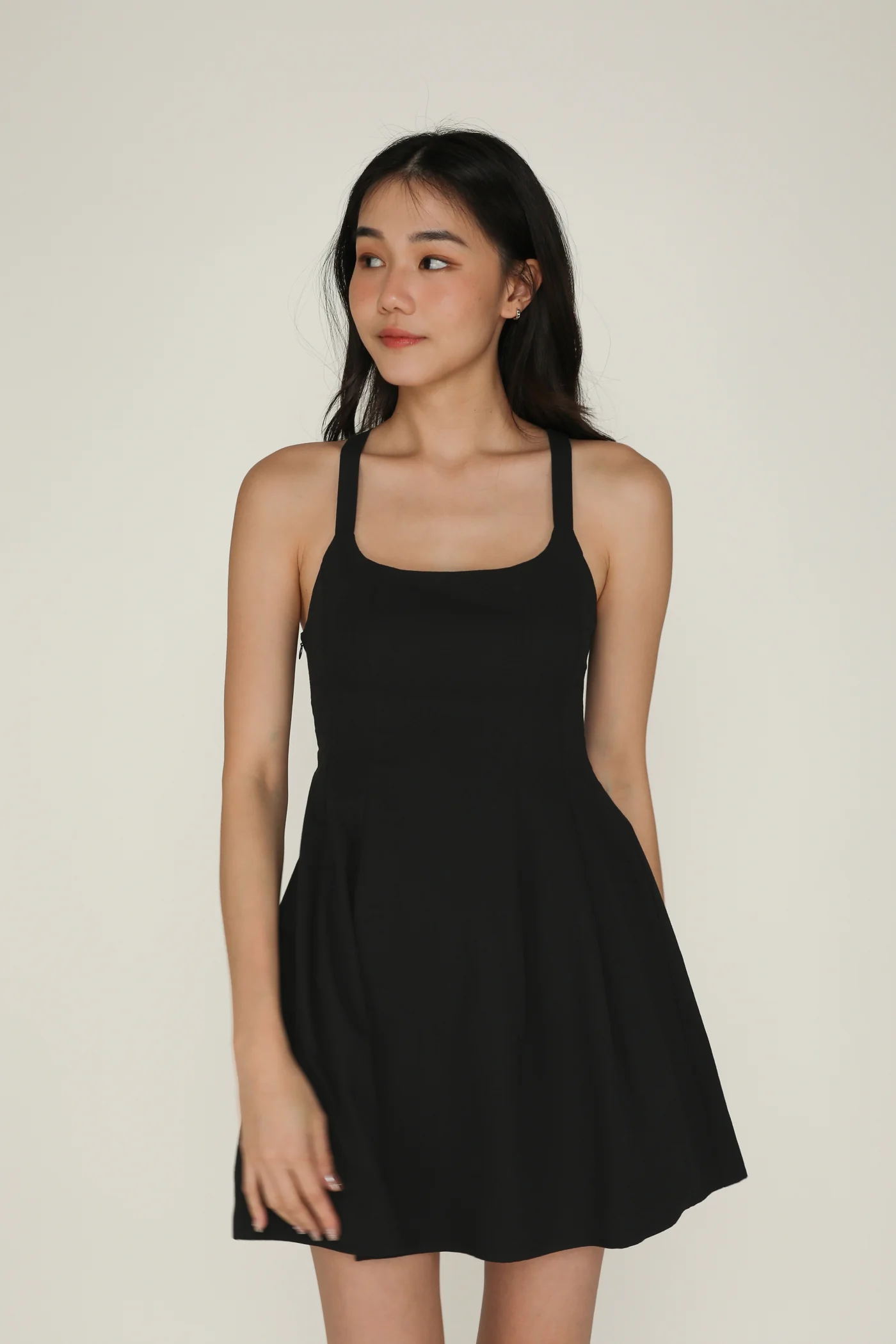 Alora Tie Back Mini Dress - Image 10
