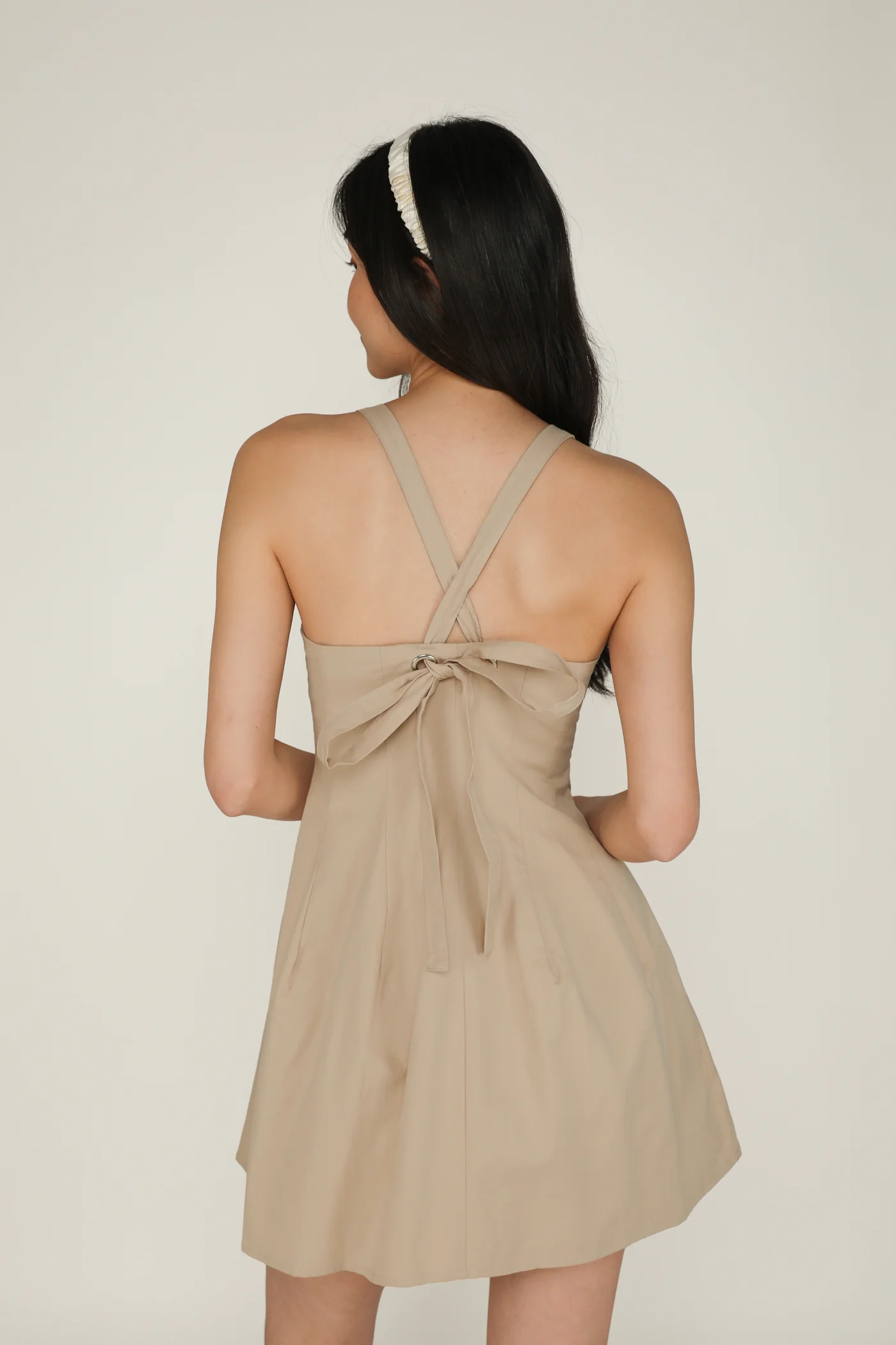 Alora Tie Back Mini Dress - Image 22