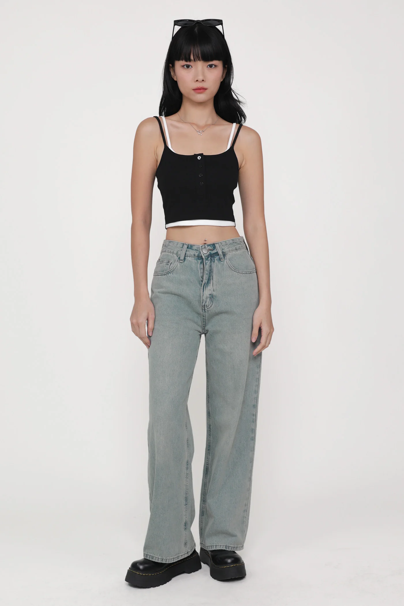 Amanda Layered Crop Padded Top - Image 10