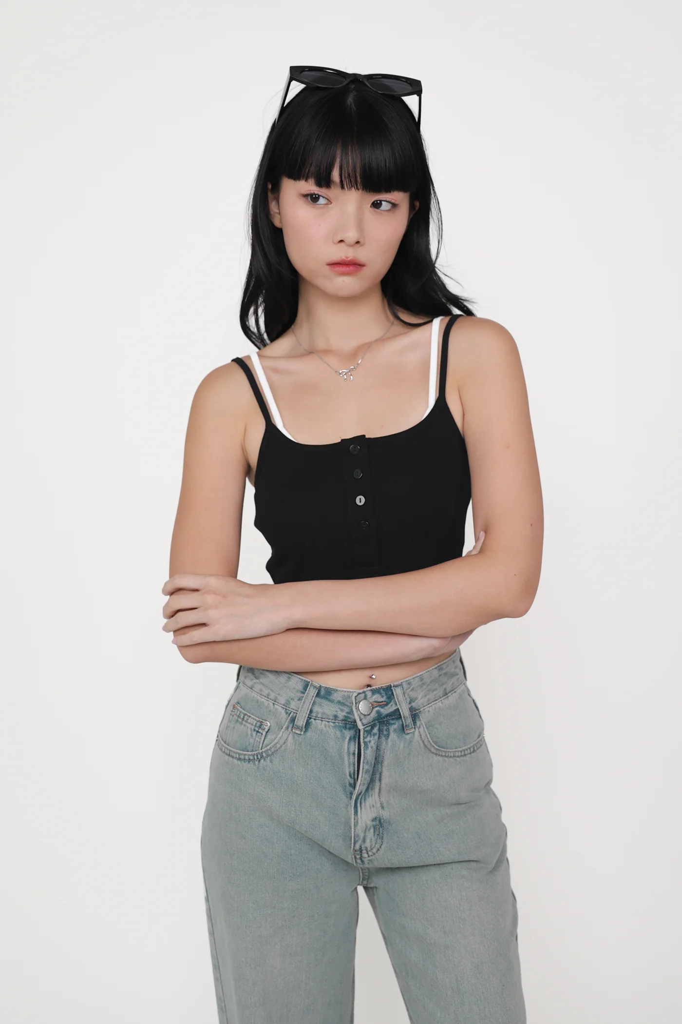 Amanda Layered Crop Padded Top - Image 12