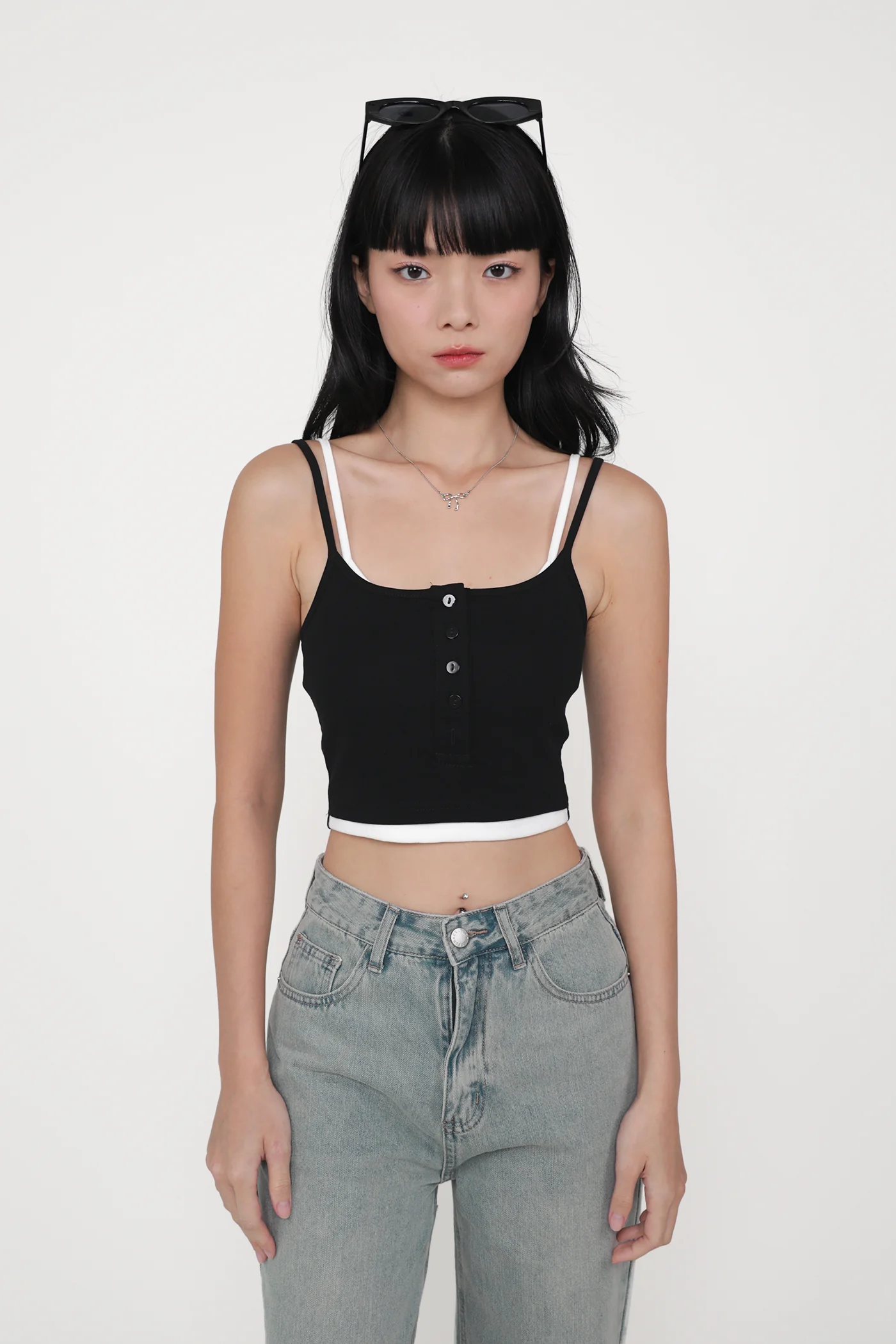 Amanda Layered Crop Padded Top - Image 13