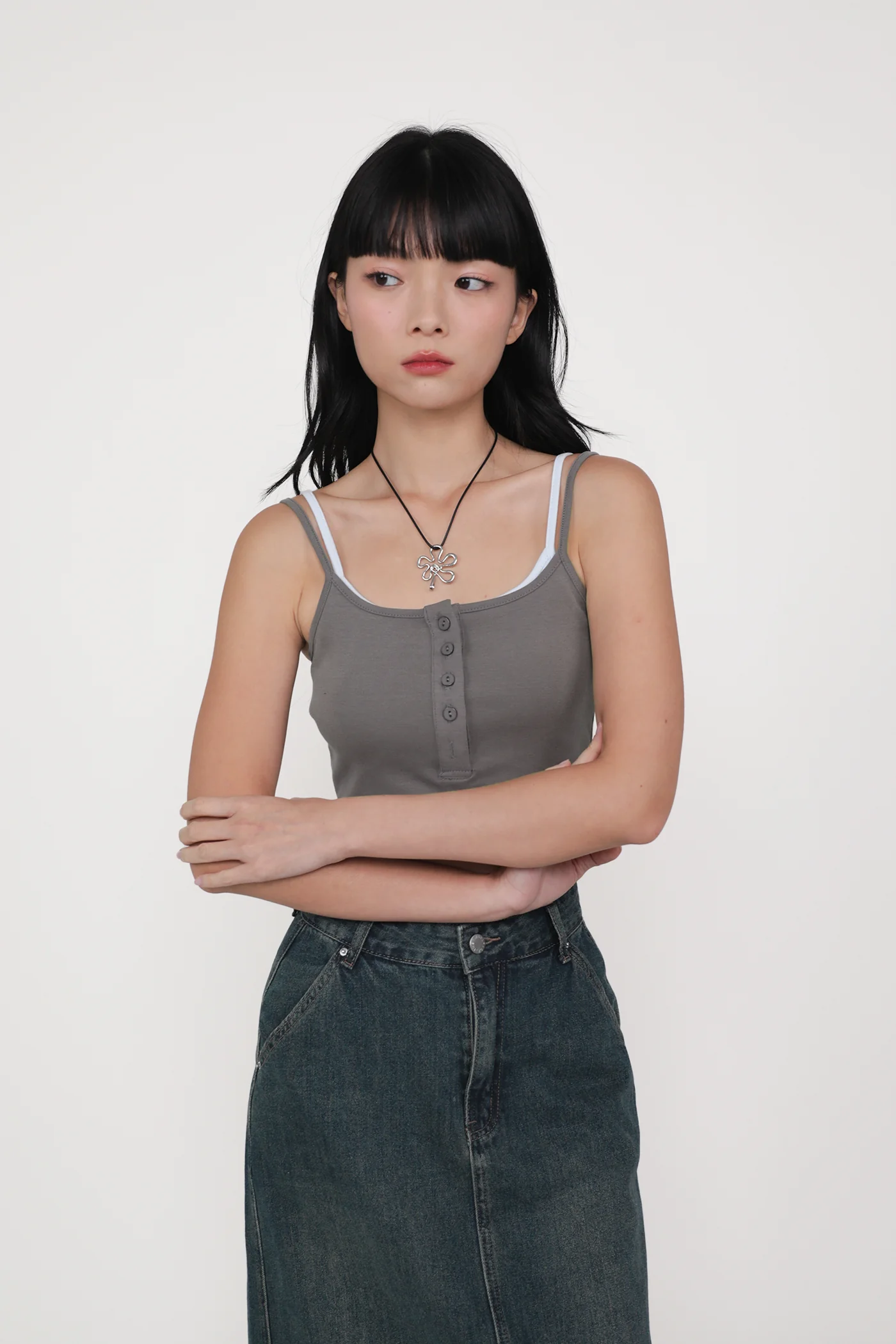 Amanda Layered Crop Padded Top - Image 5