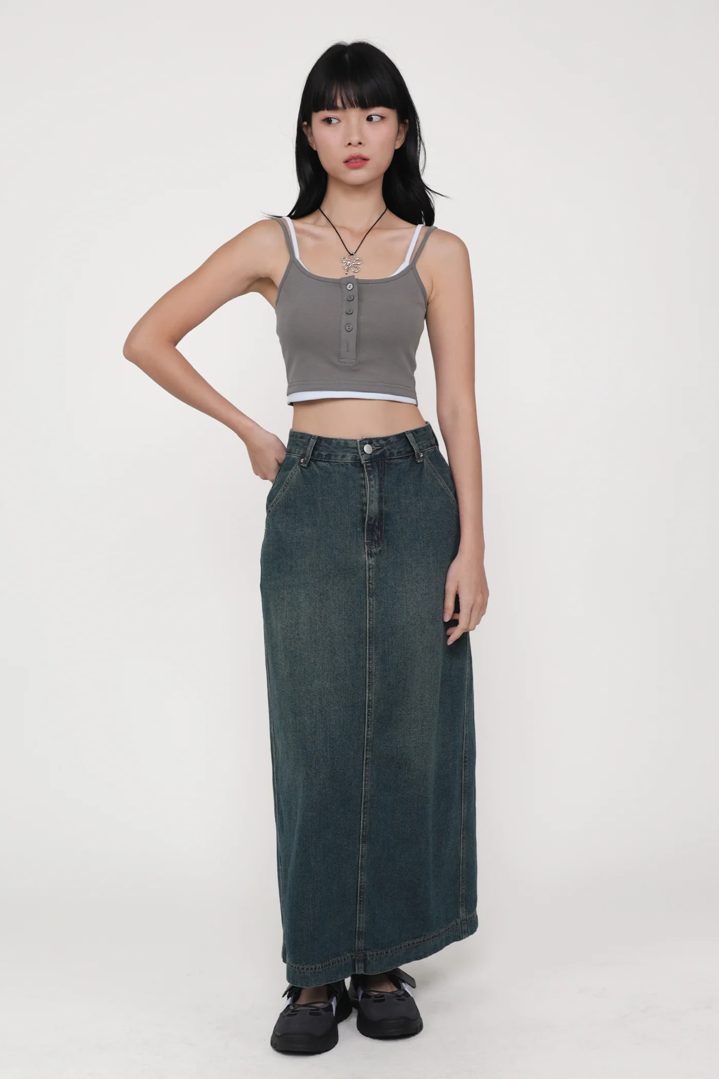 Amanda Layered Crop Padded Top - Image 6