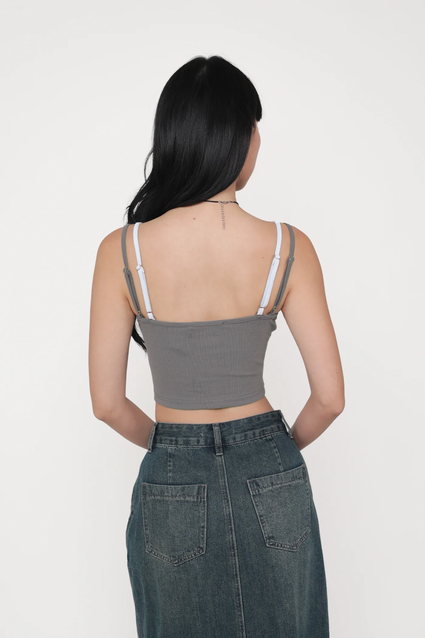 Amanda Layered Crop Padded Top - Image 7