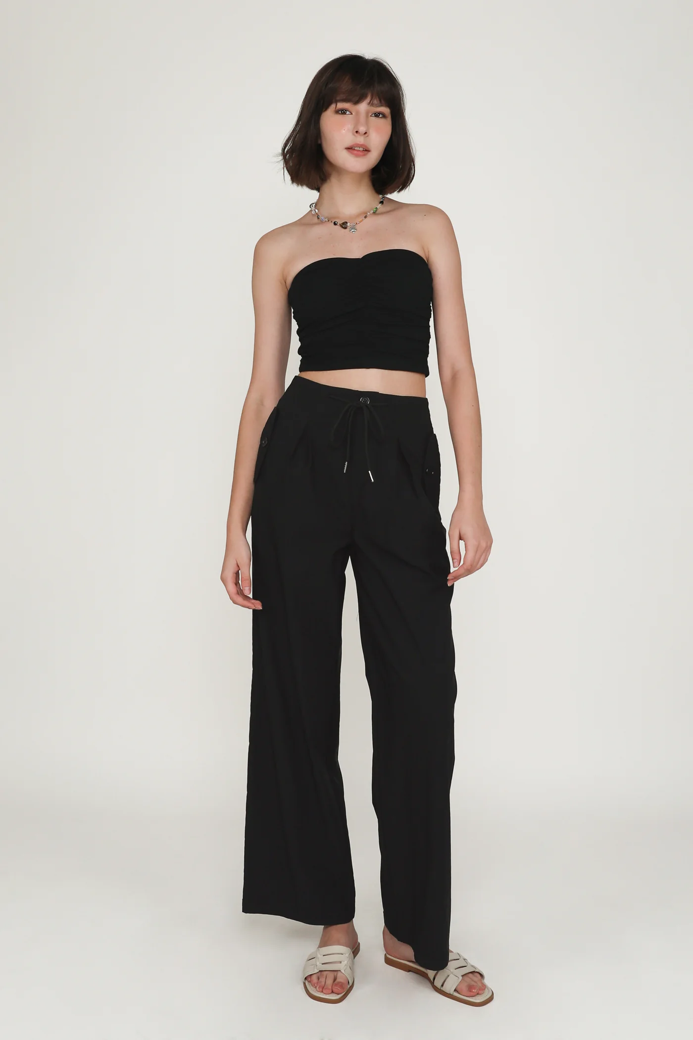 Anaya Ruched Tube Padded Top - Image 13