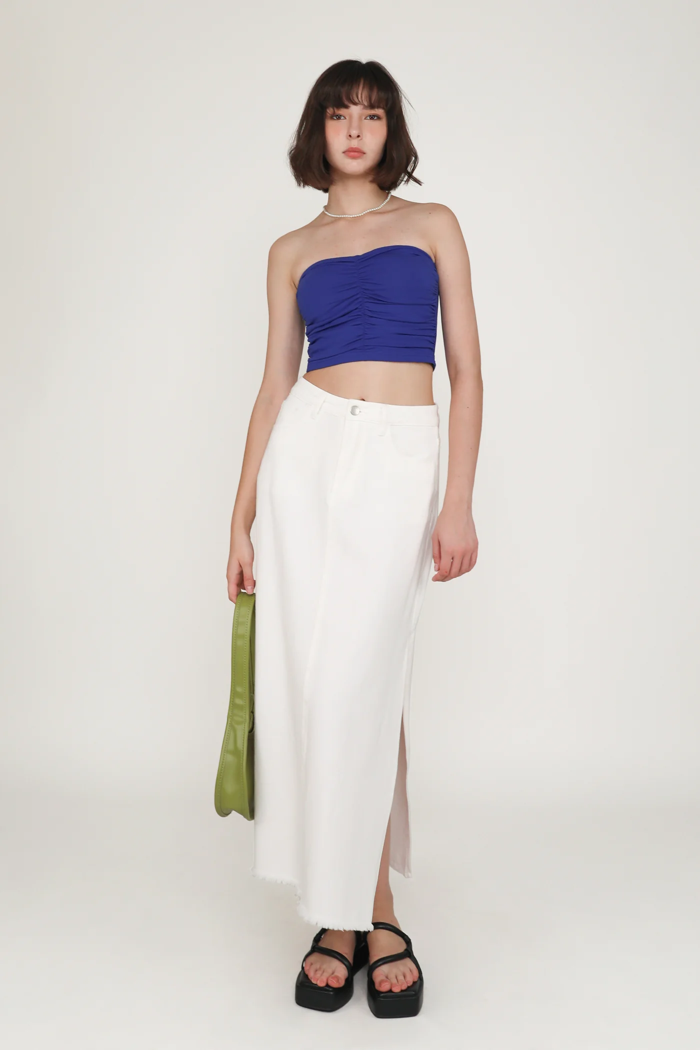 Anaya Ruched Tube Padded Top - Image 25
