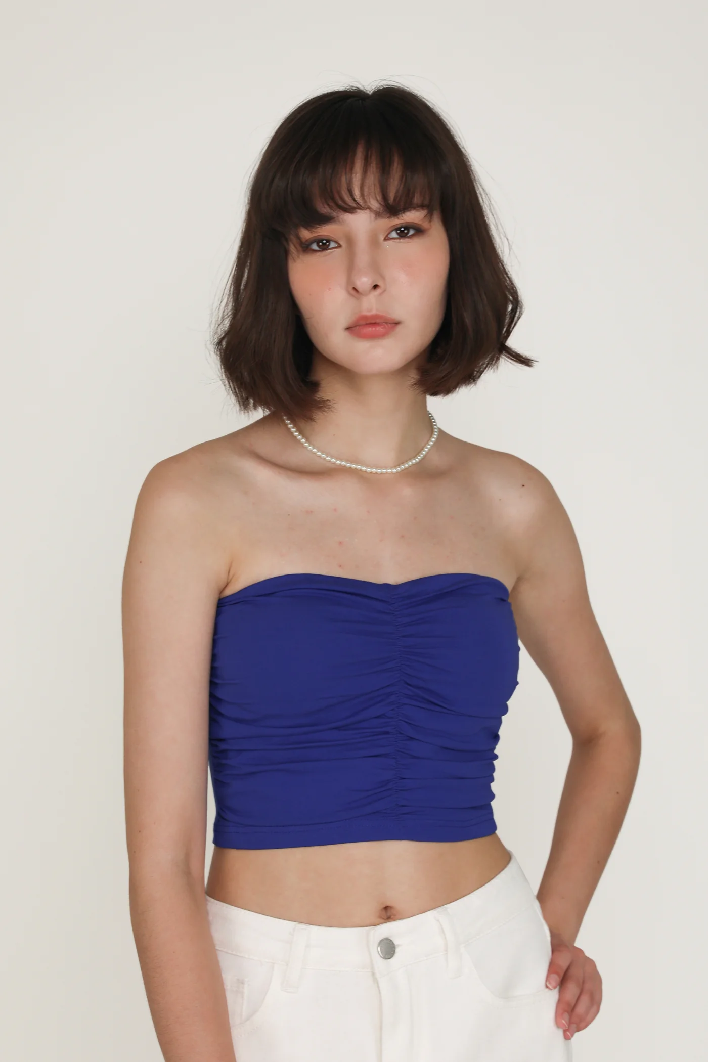 Anaya Ruched Tube Padded Top - Image 27