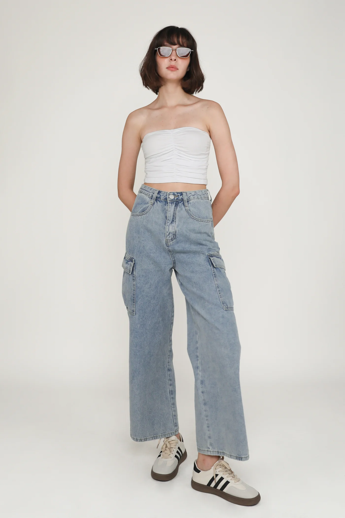 Anaya Ruched Tube Padded Top - Image 6