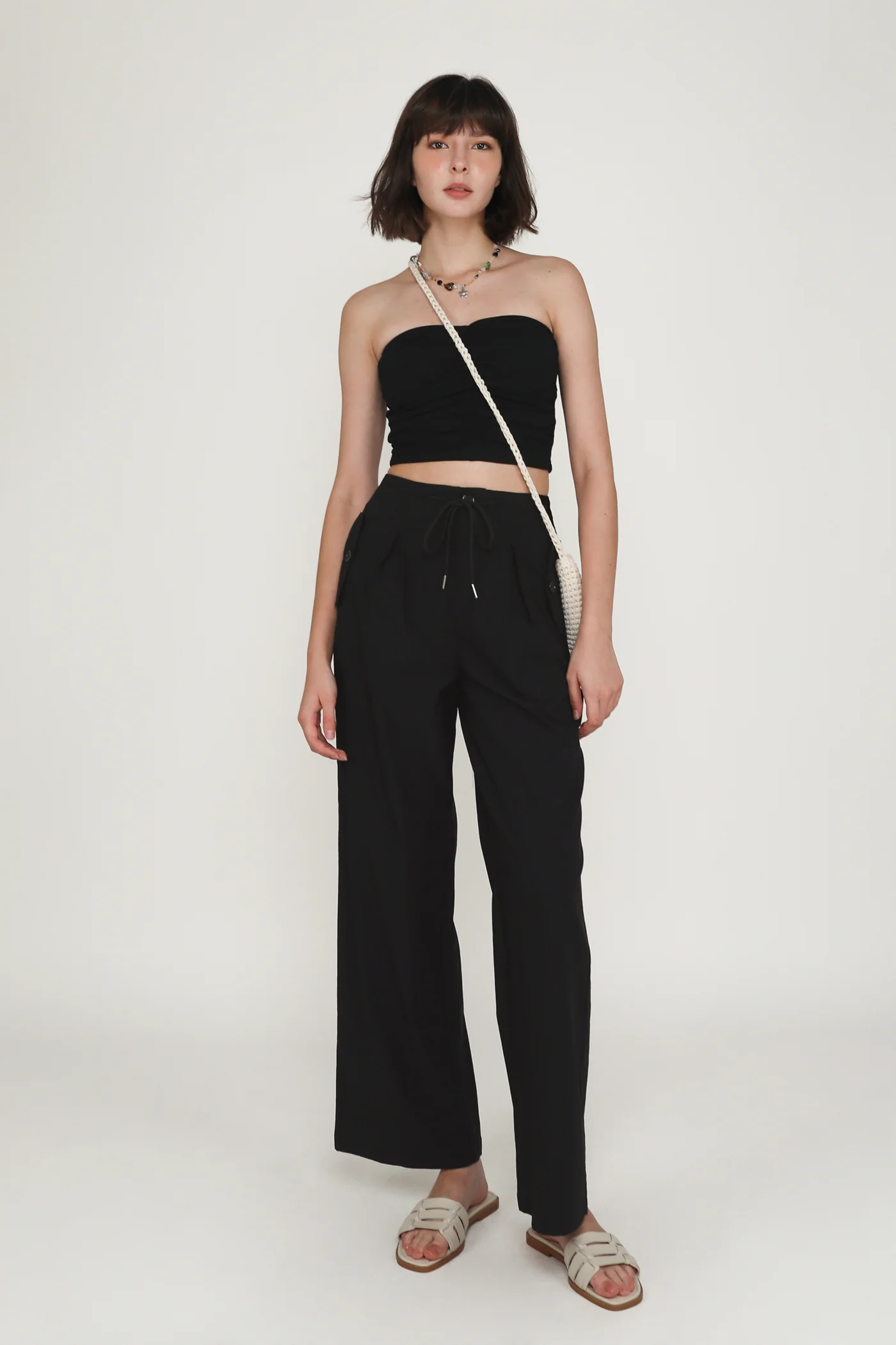Anaya Ruched Tube Padded Top - Image 9