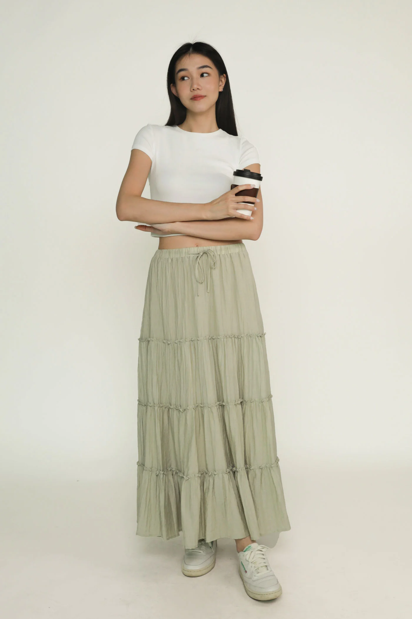 Aniya Frills Tiered Skirt - Image 12