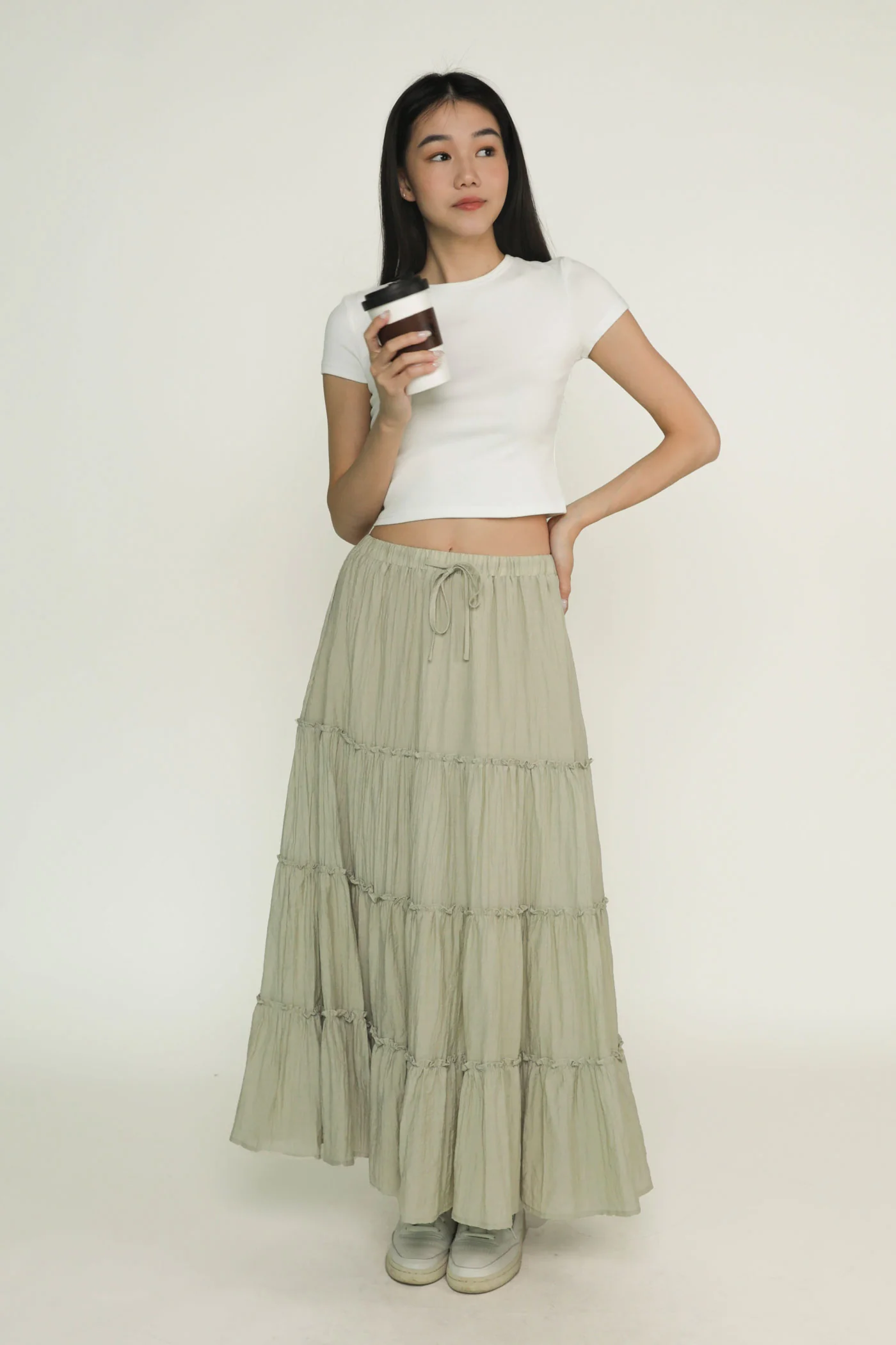 Aniya Frills Tiered Skirt - Image 8