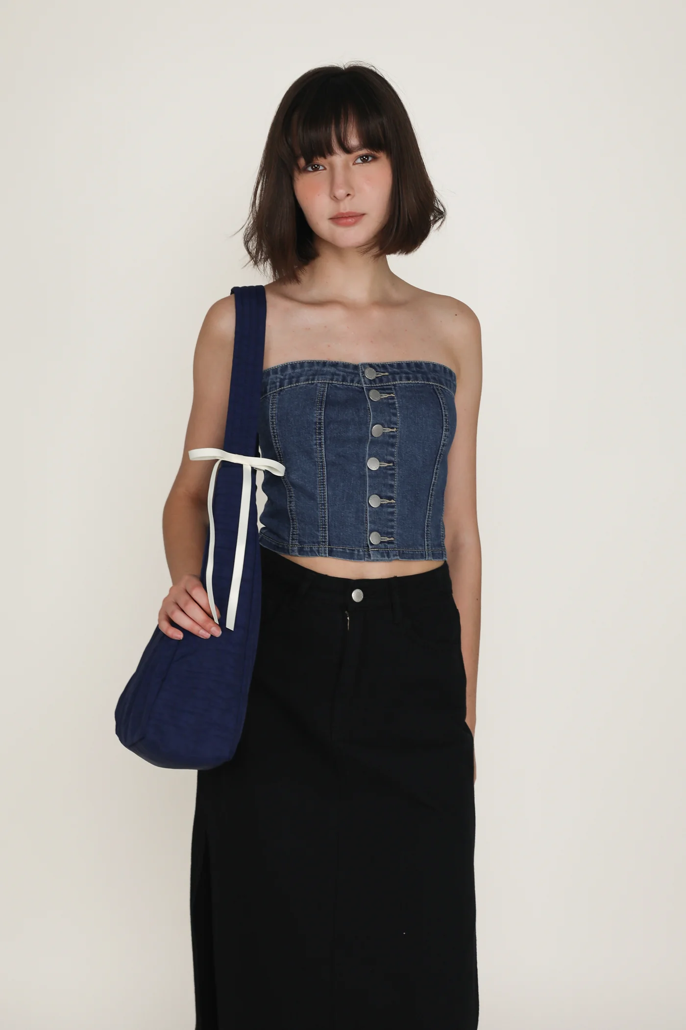 Apollo Denim Maxi Skirt - Image 32