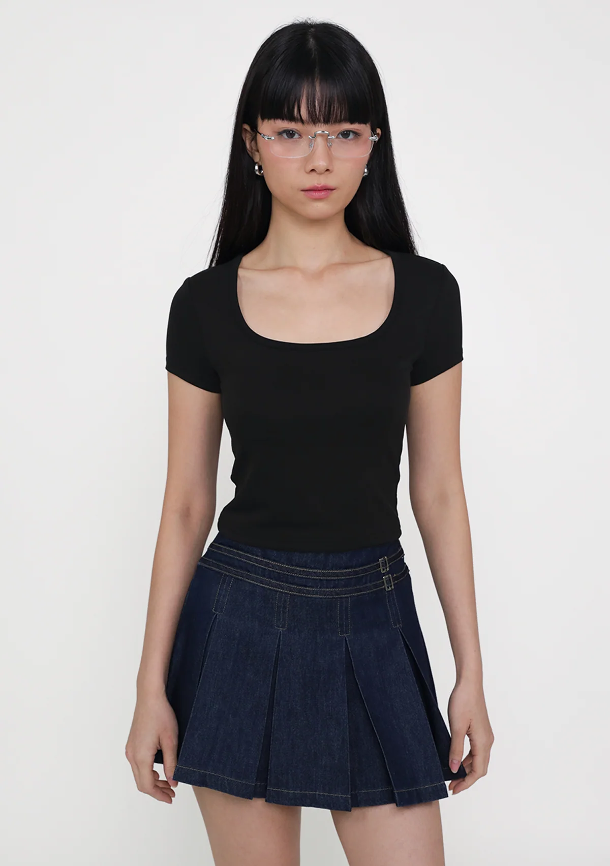 Aria Square Neck Padded Tee - Image 6