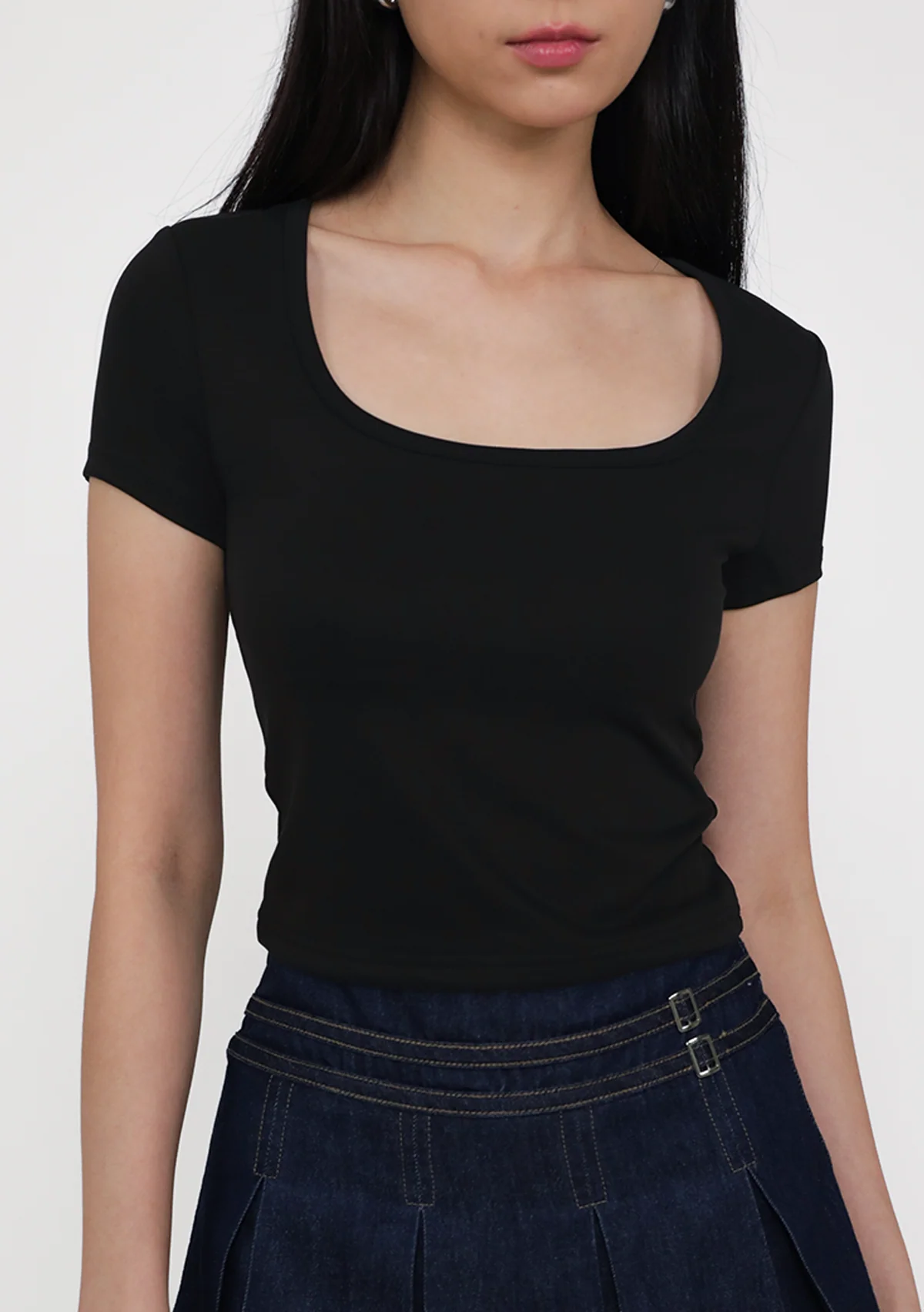 Aria Square Neck Padded Tee - Image 7