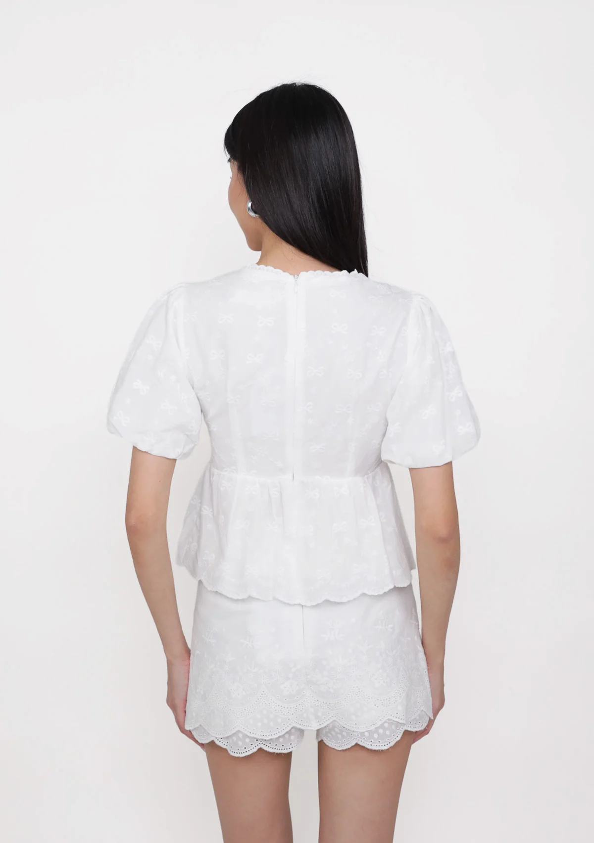 Ariette Puffy Sleeve Babydoll Top - Image 7