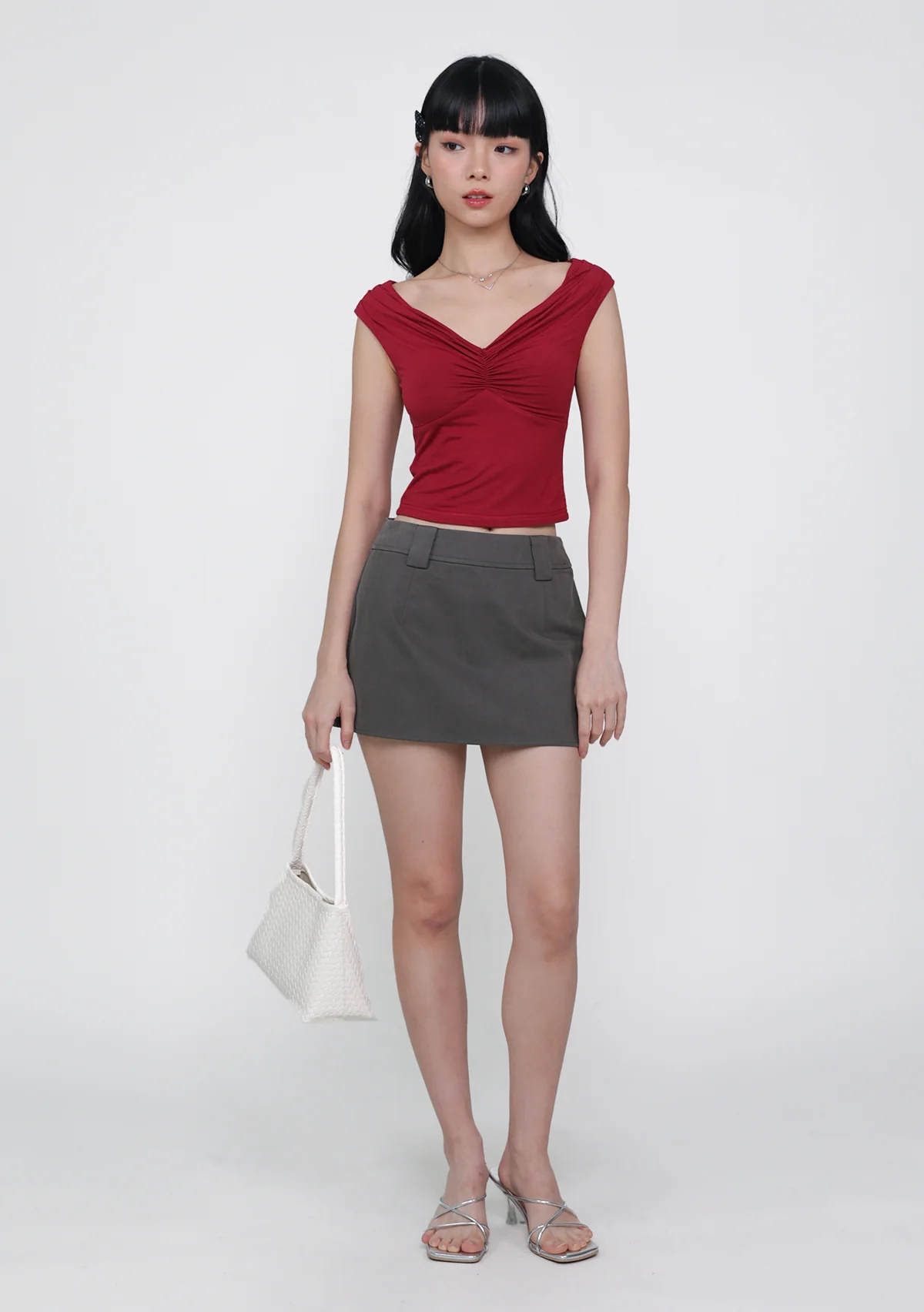 Arista Ruched Padded Top - Image 2