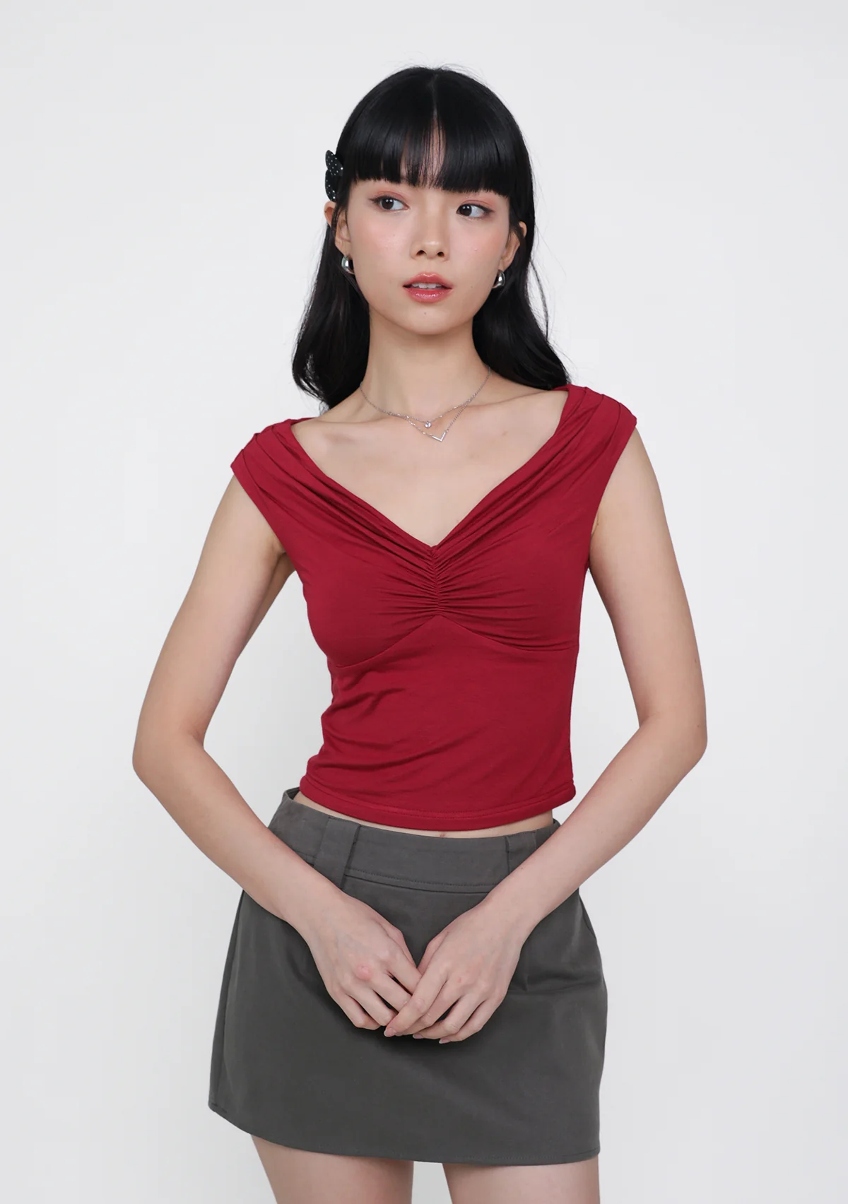 Arista Ruched Padded Top - Image 7