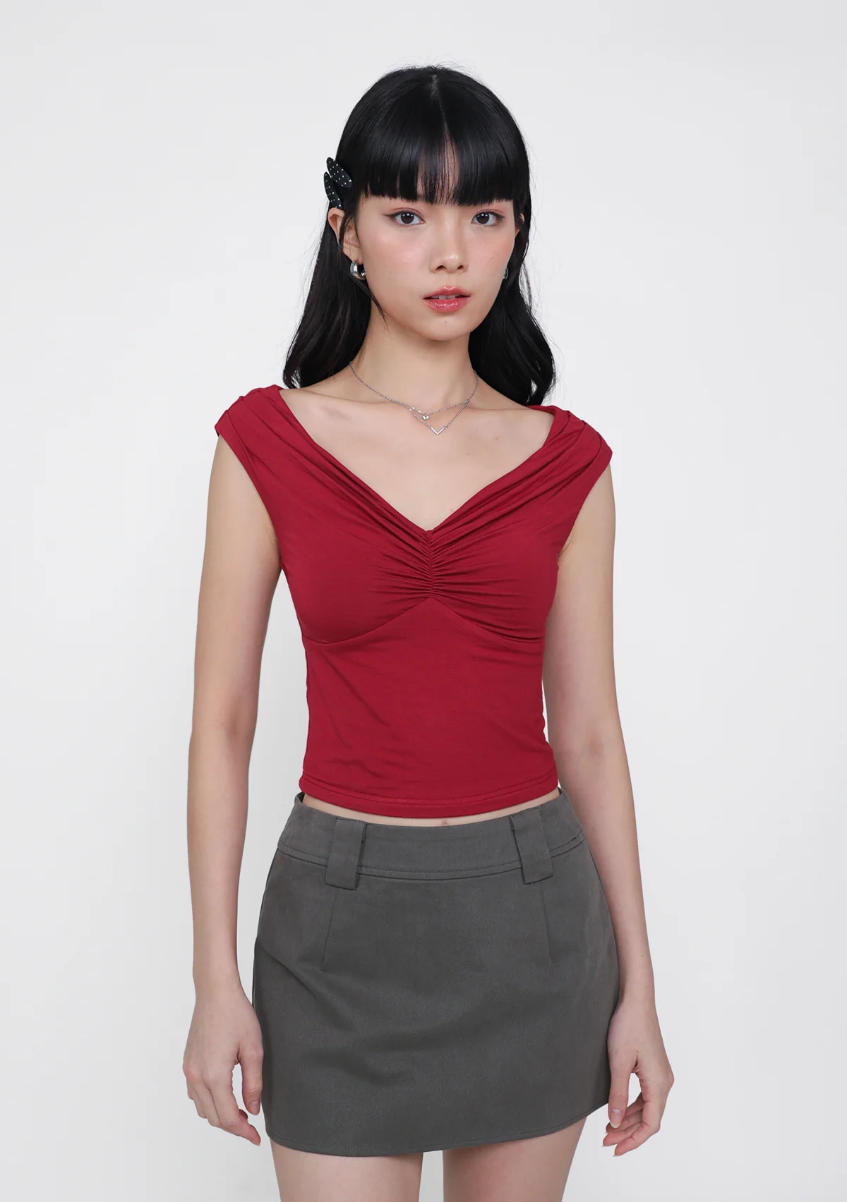 Arista Ruched Padded Top - Image 8