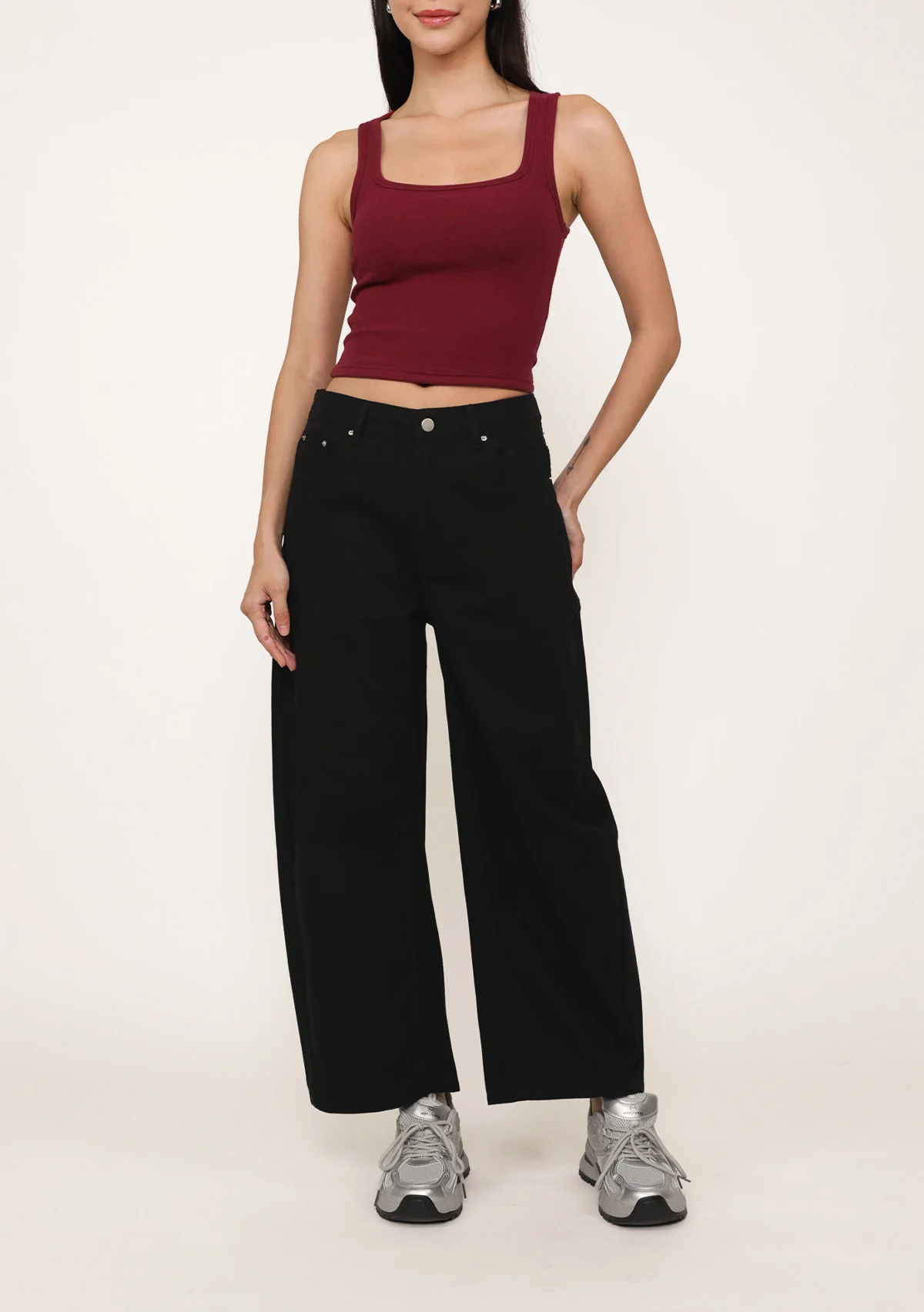 Arlo Barrel Denim Jeans (Cotton) - Image 15