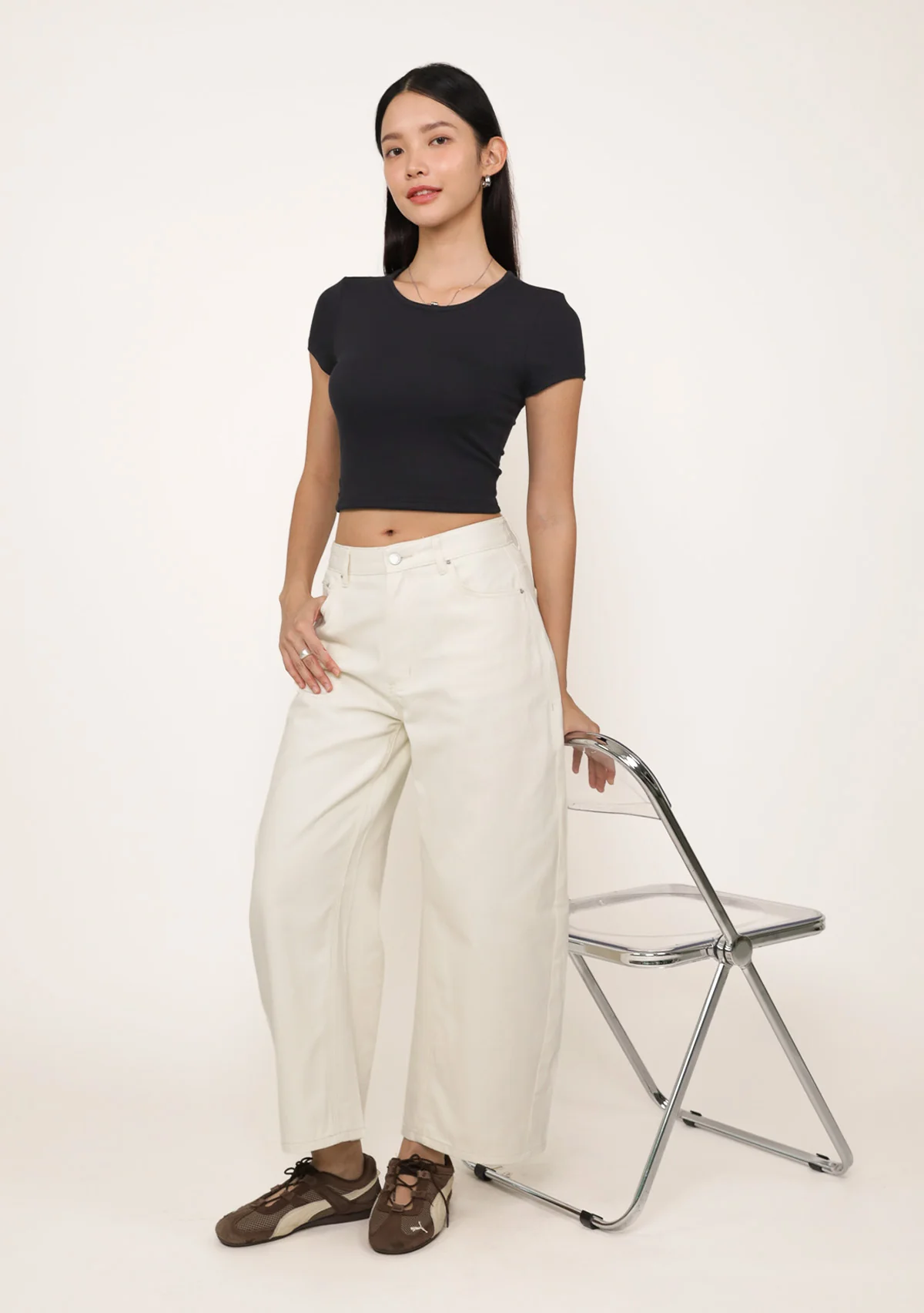 Arlo Barrel Denim Jeans (Cotton) - Image 3