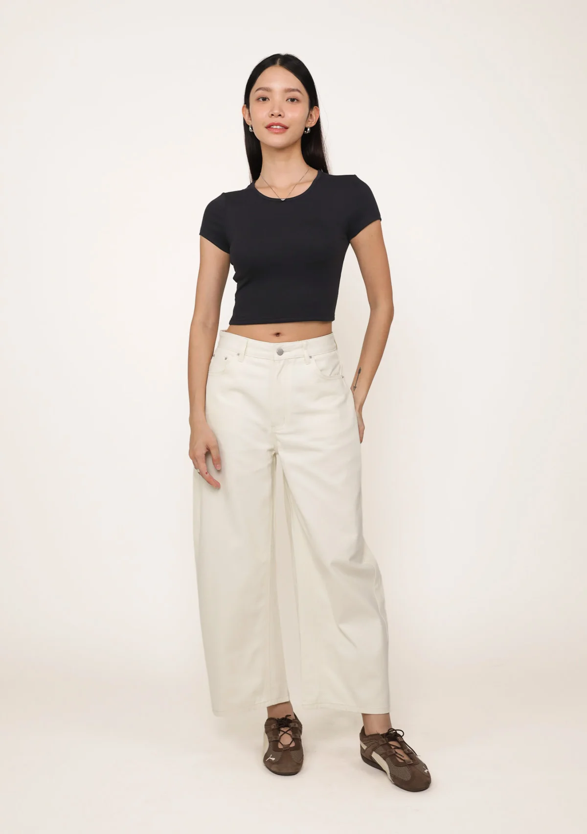 Arlo Barrel Denim Jeans (Cotton) - Image 8