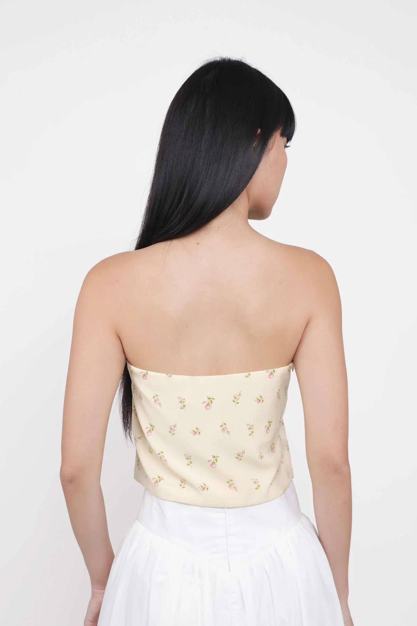 Ashlyn Tie Front Tube Padded Top - Image 28