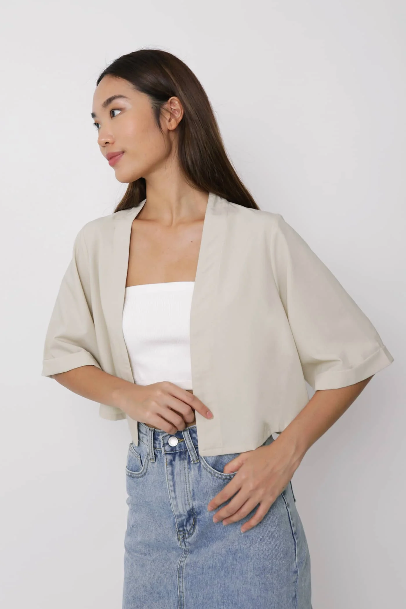 Astra Crop Kimono - Image 2