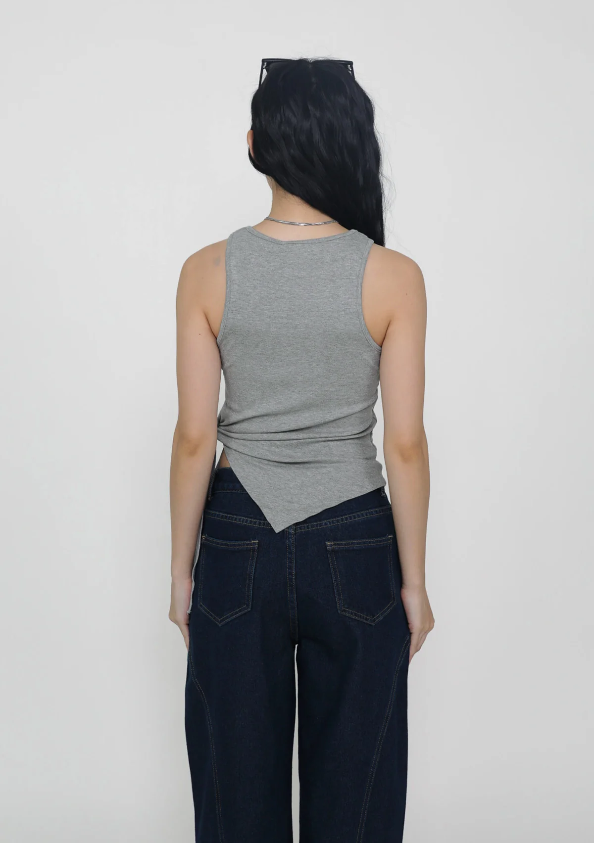 Maray Asymmetrical Knot Front Top - Image 17