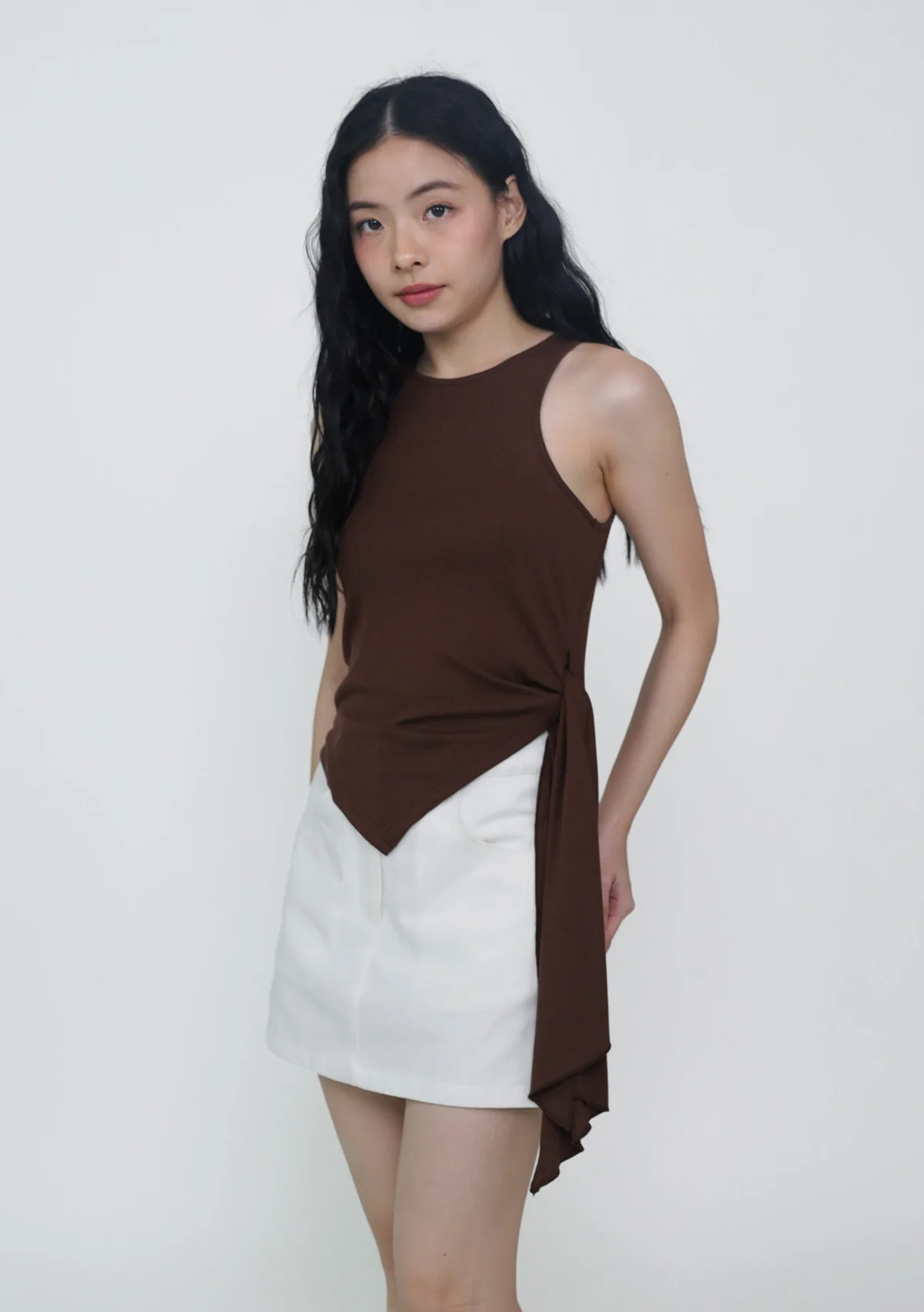 Maray Asymmetrical Knot Front Top - Image 18