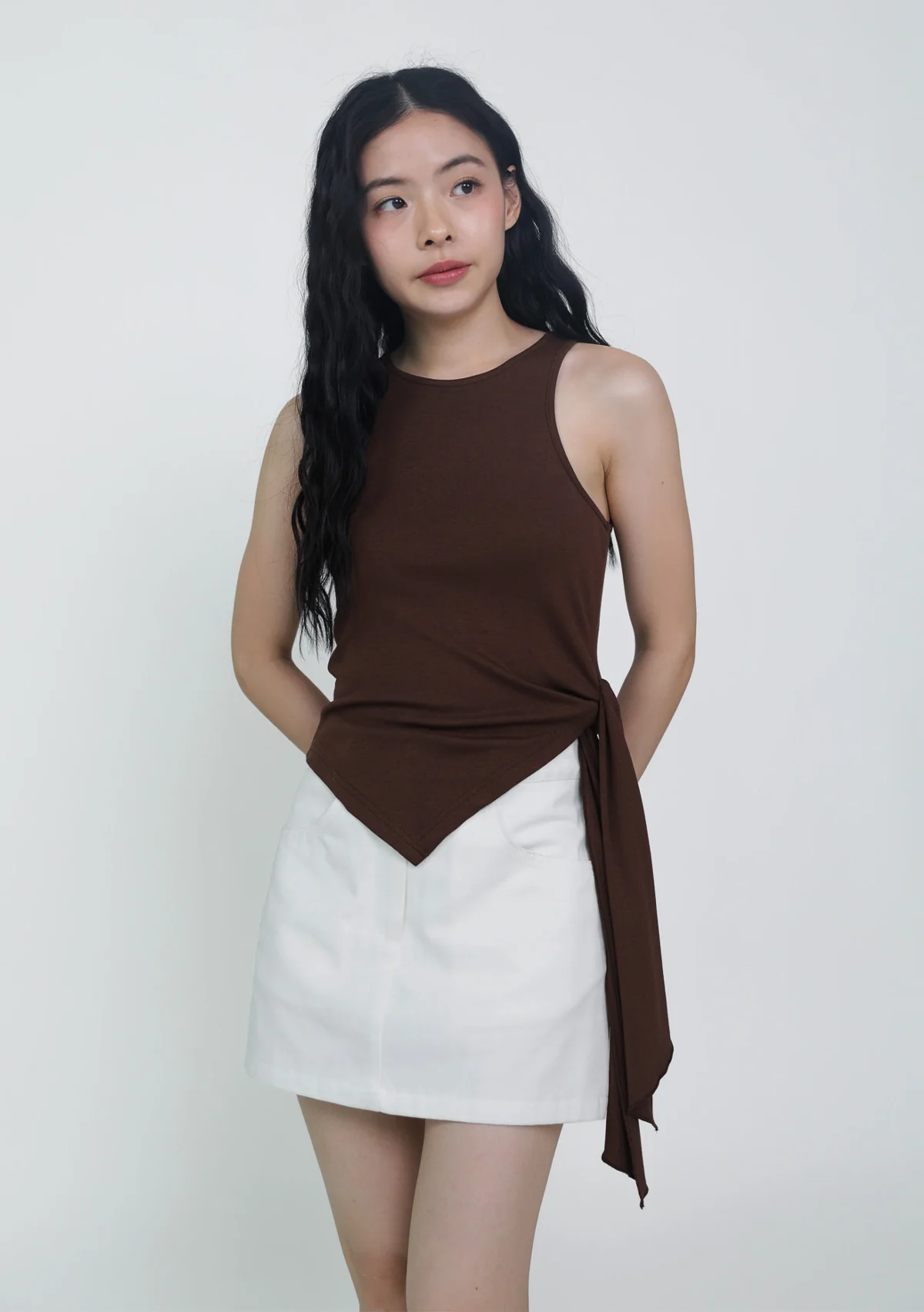Maray Asymmetrical Knot Front Top - Image 20