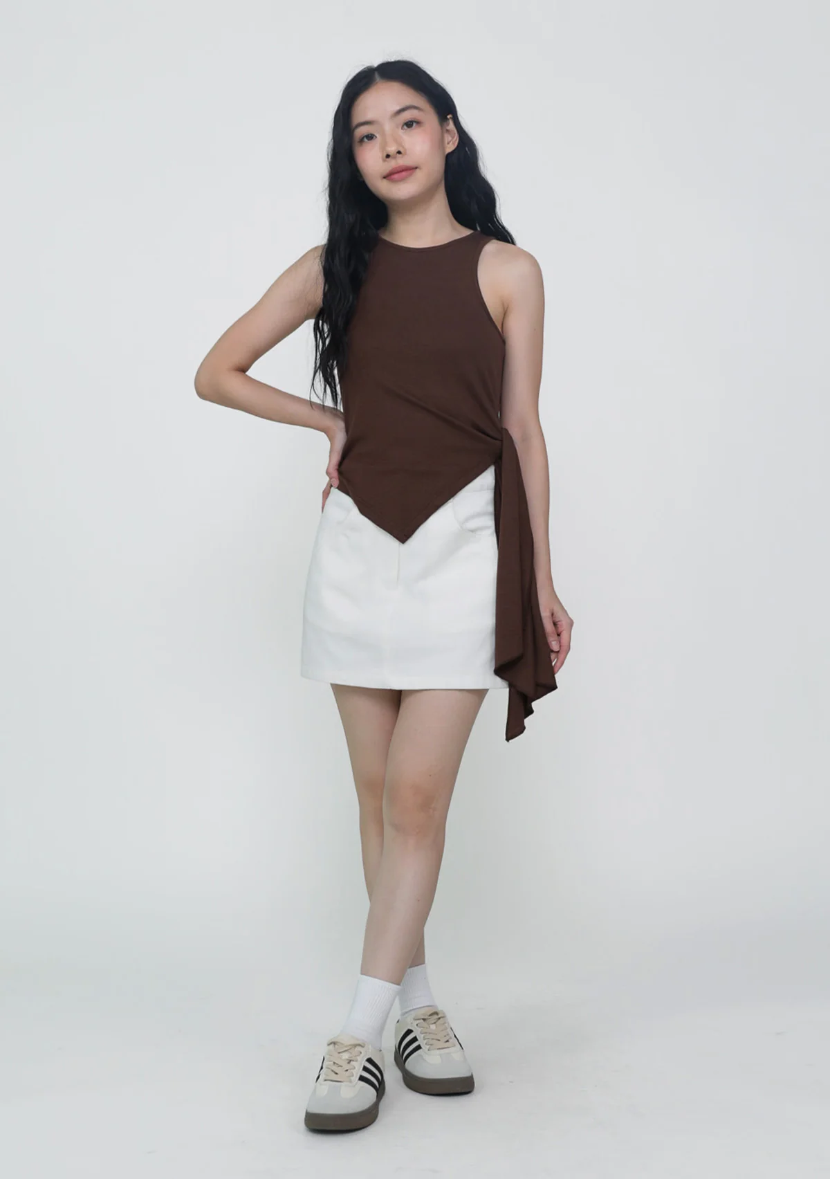 Maray Asymmetrical Knot Front Top - Image 21