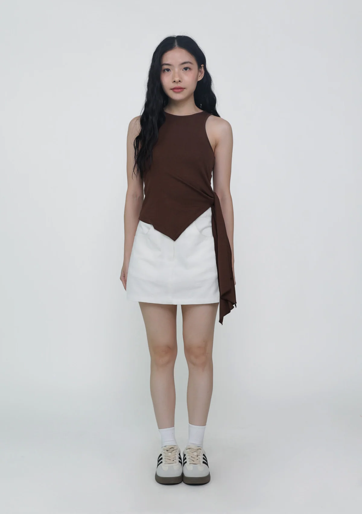 Maray Asymmetrical Knot Front Top - Image 3